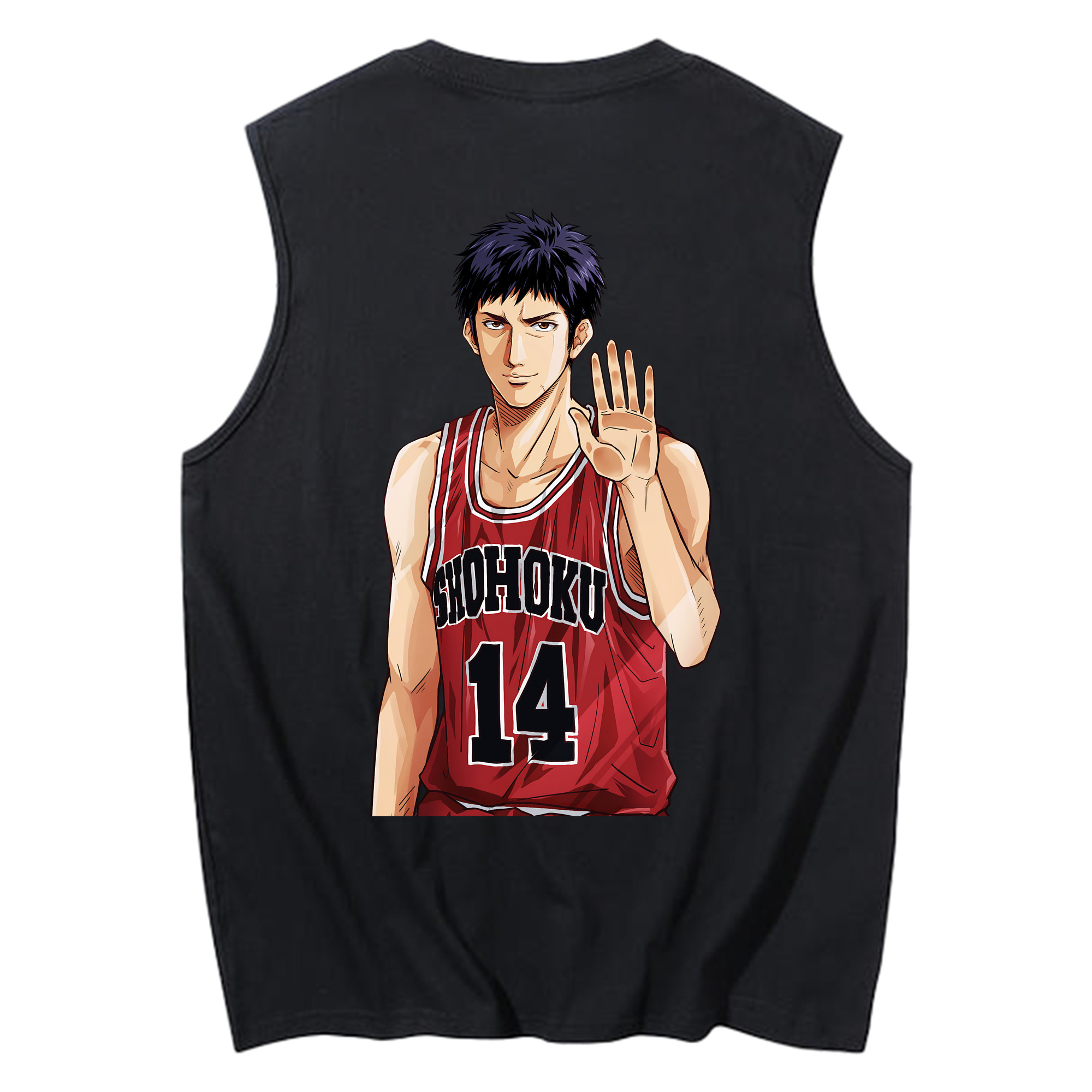 （画像用） SLAM DUNK／スラムダンク コットン100％タンクトップ（背面プリント）