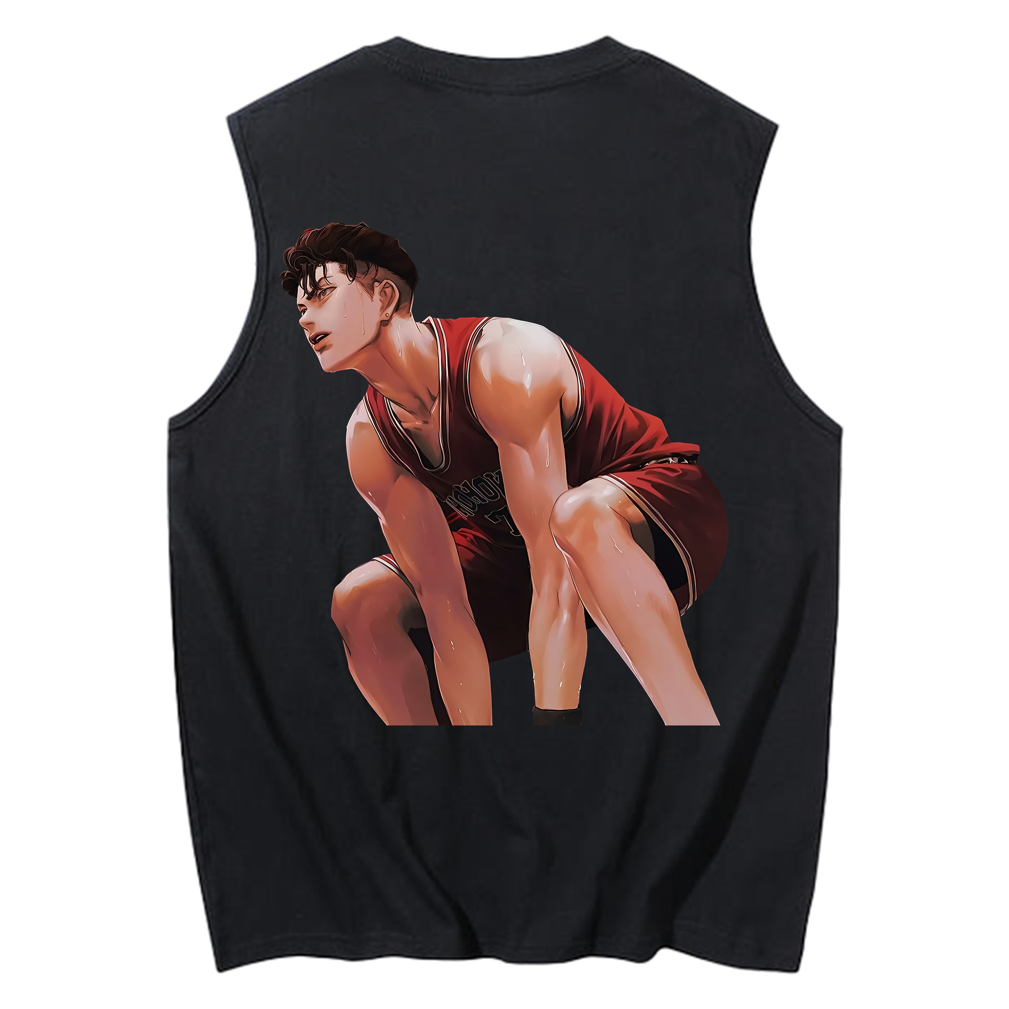 （画像用） SLAM DUNK／スラムダンク コットン100％タンクトップ（背面プリント）
