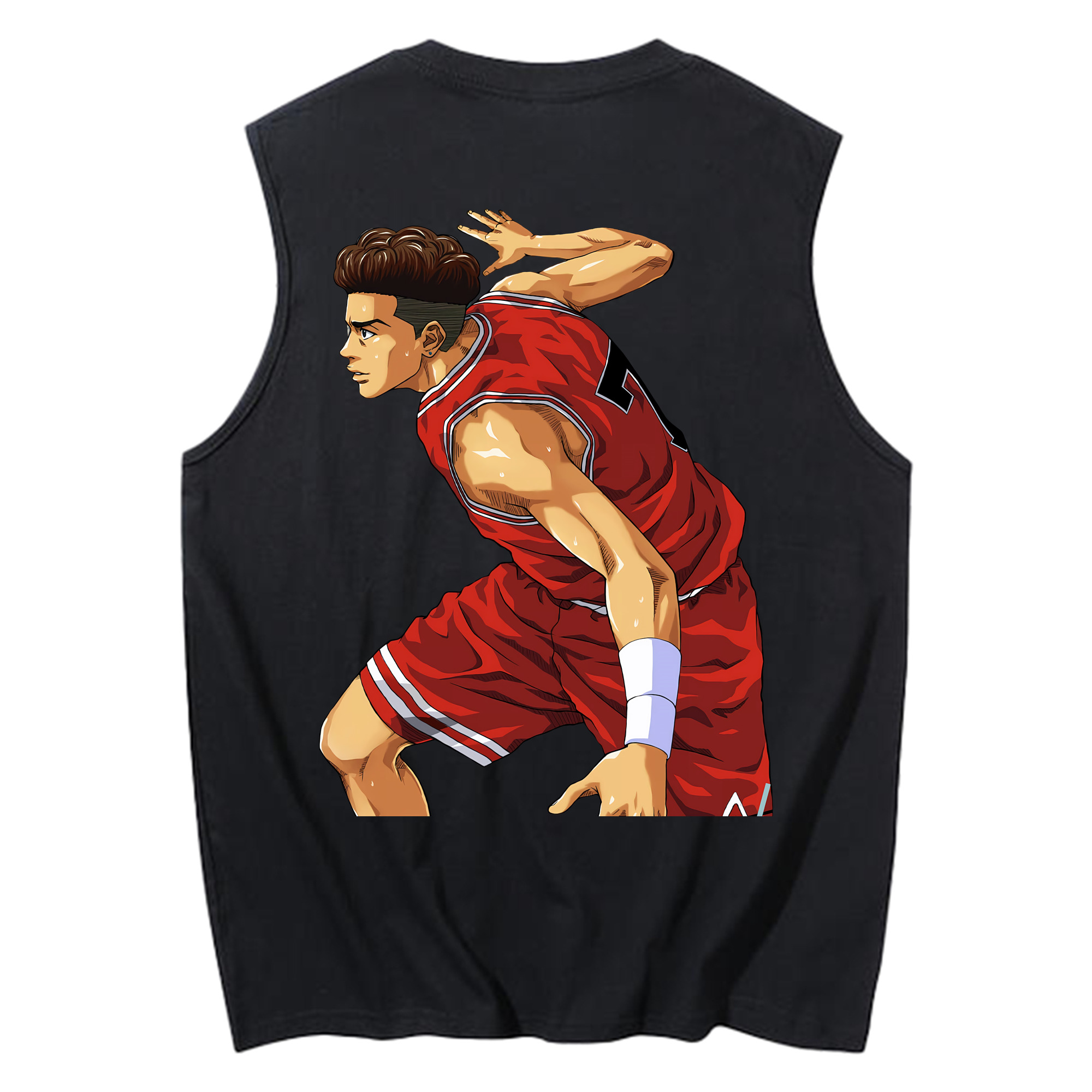 （画像用） SLAM DUNK／スラムダンク コットン100％タンクトップ（背面プリント）