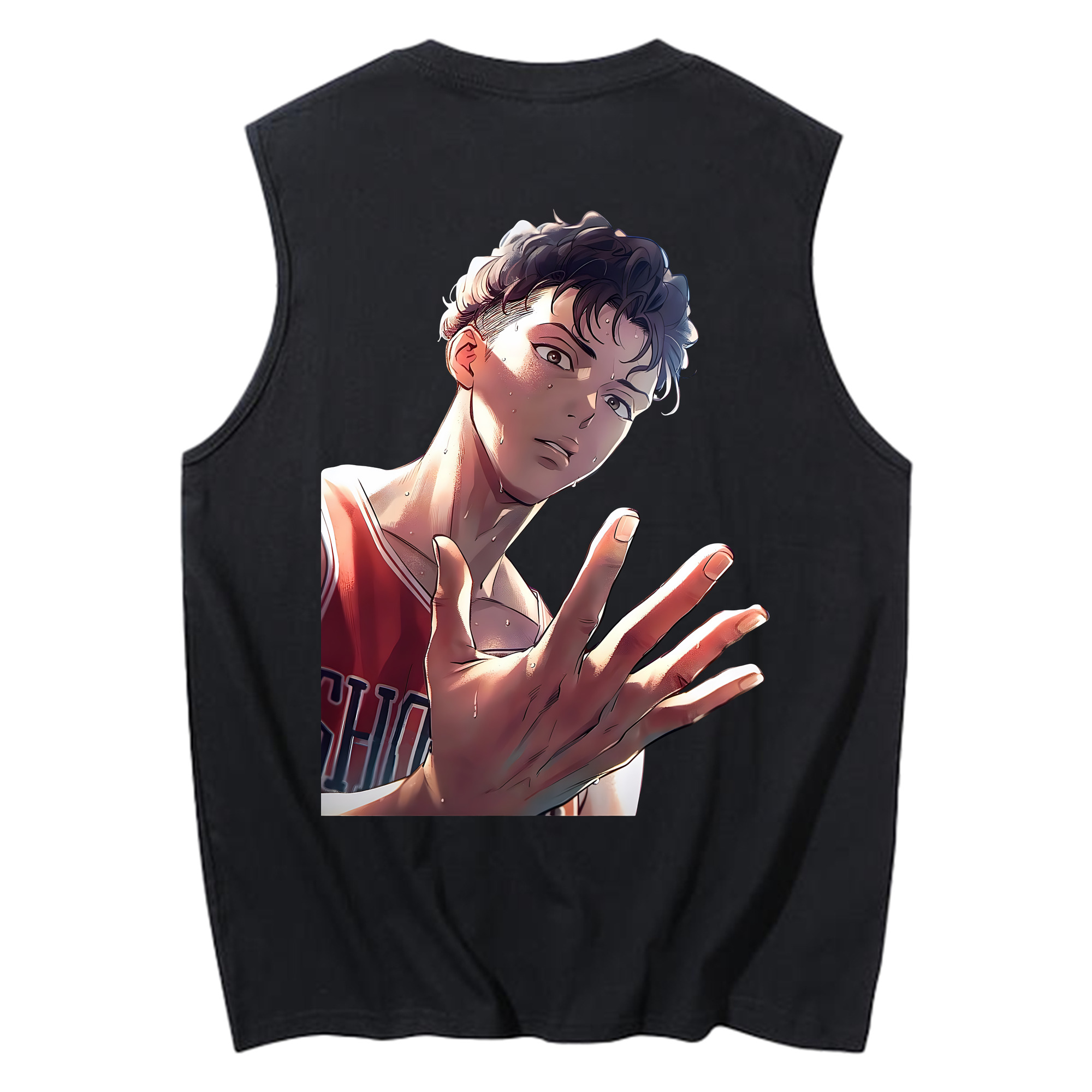 （画像用） SLAM DUNK／スラムダンク コットン100％タンクトップ（背面プリント）