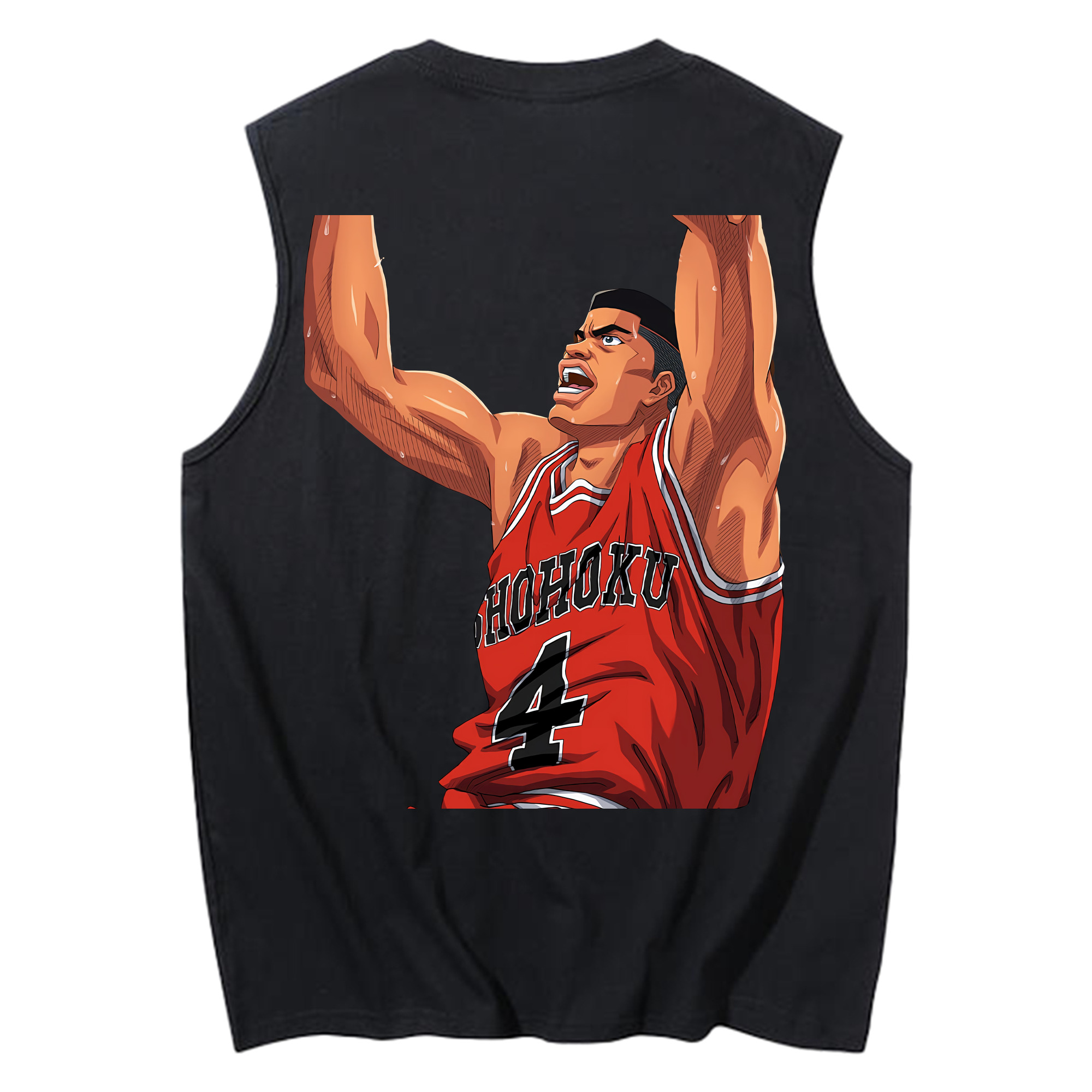 （画像用） SLAM DUNK／スラムダンク コットン100％タンクトップ（背面プリント）