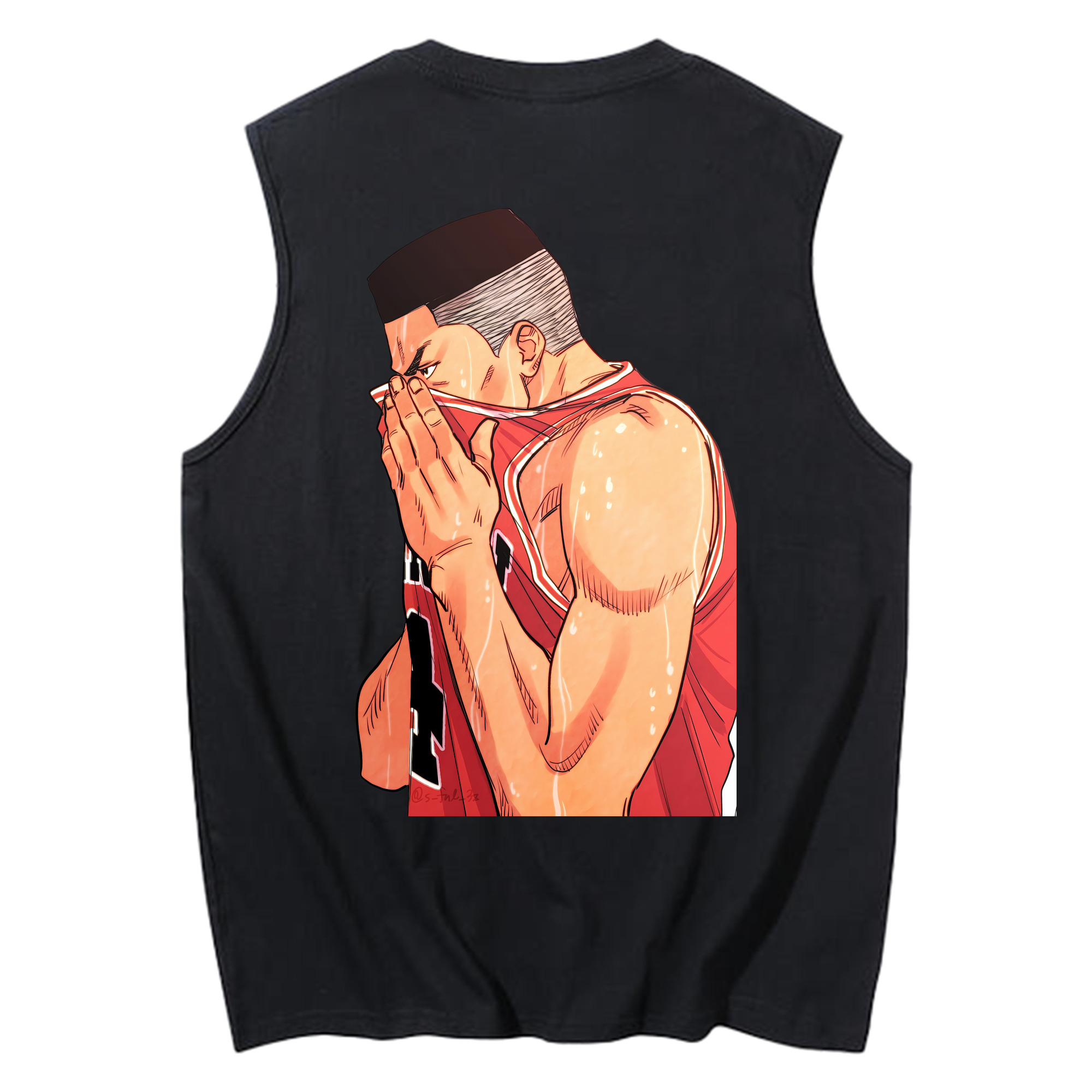 （画像用） SLAM DUNK／スラムダンク コットン100％タンクトップ（背面プリント）