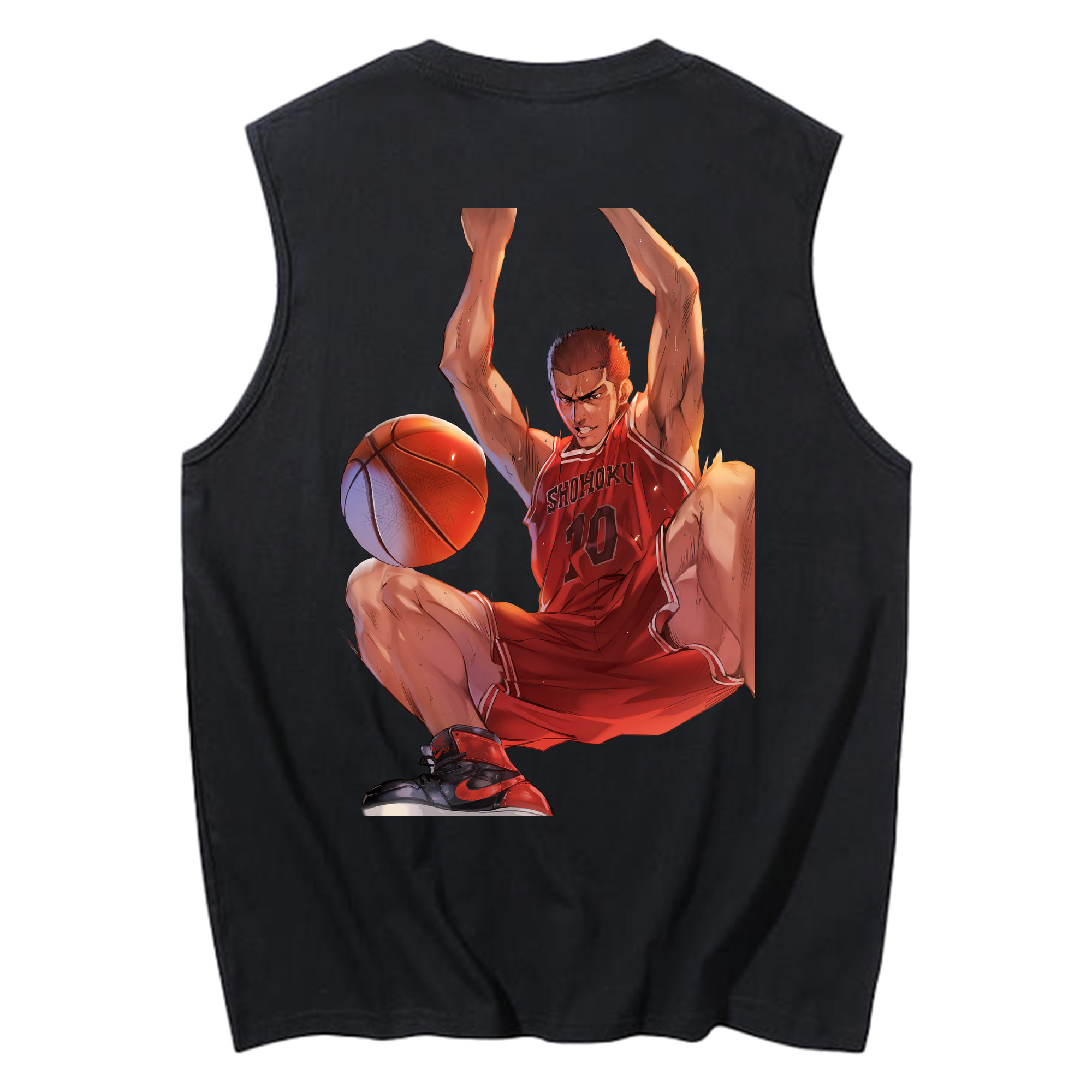（画像用） SLAM DUNK／スラムダンク コットン100％タンクトップ（背面プリント）
