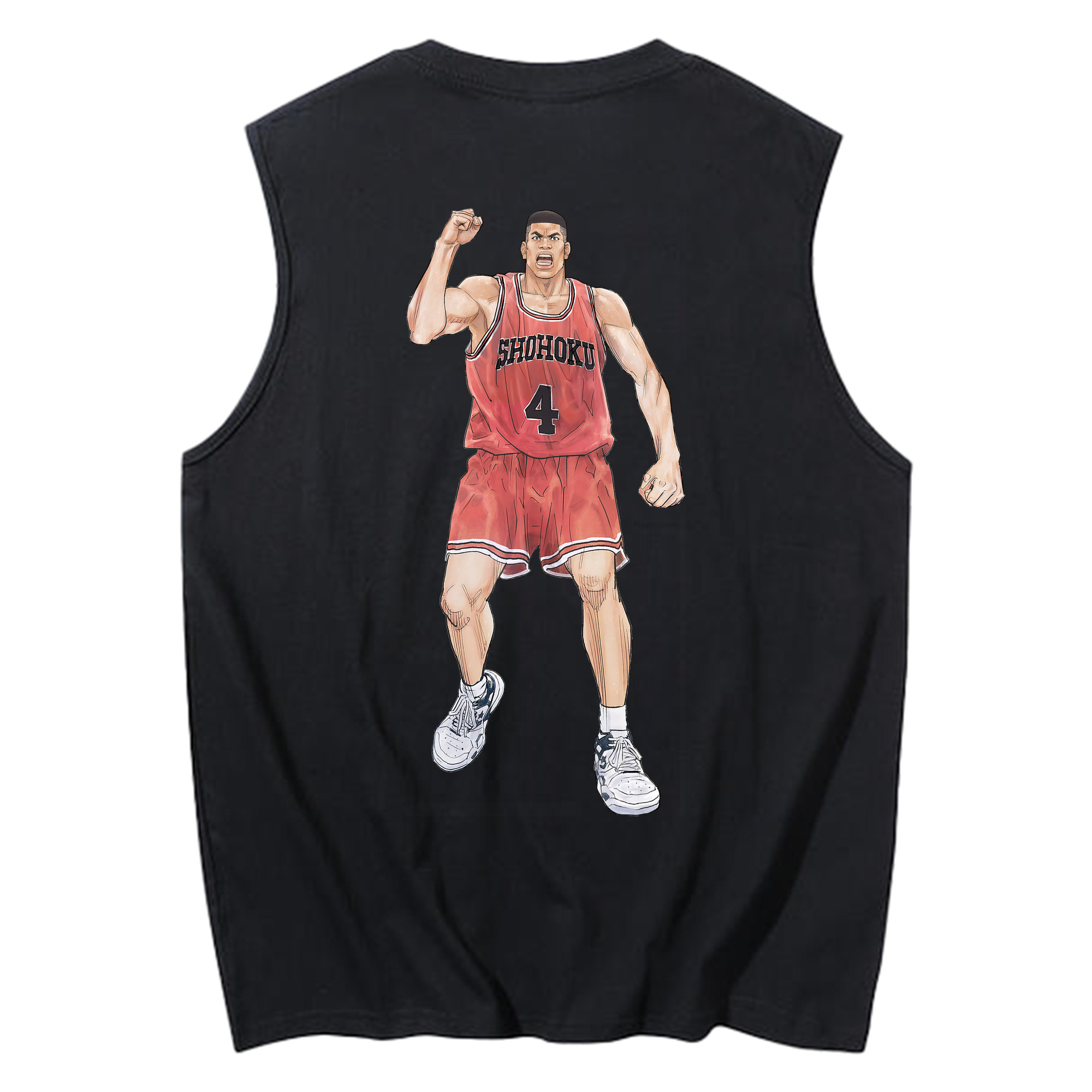 （画像用） SLAM DUNK／スラムダンク コットン100％タンクトップ（背面プリント）
