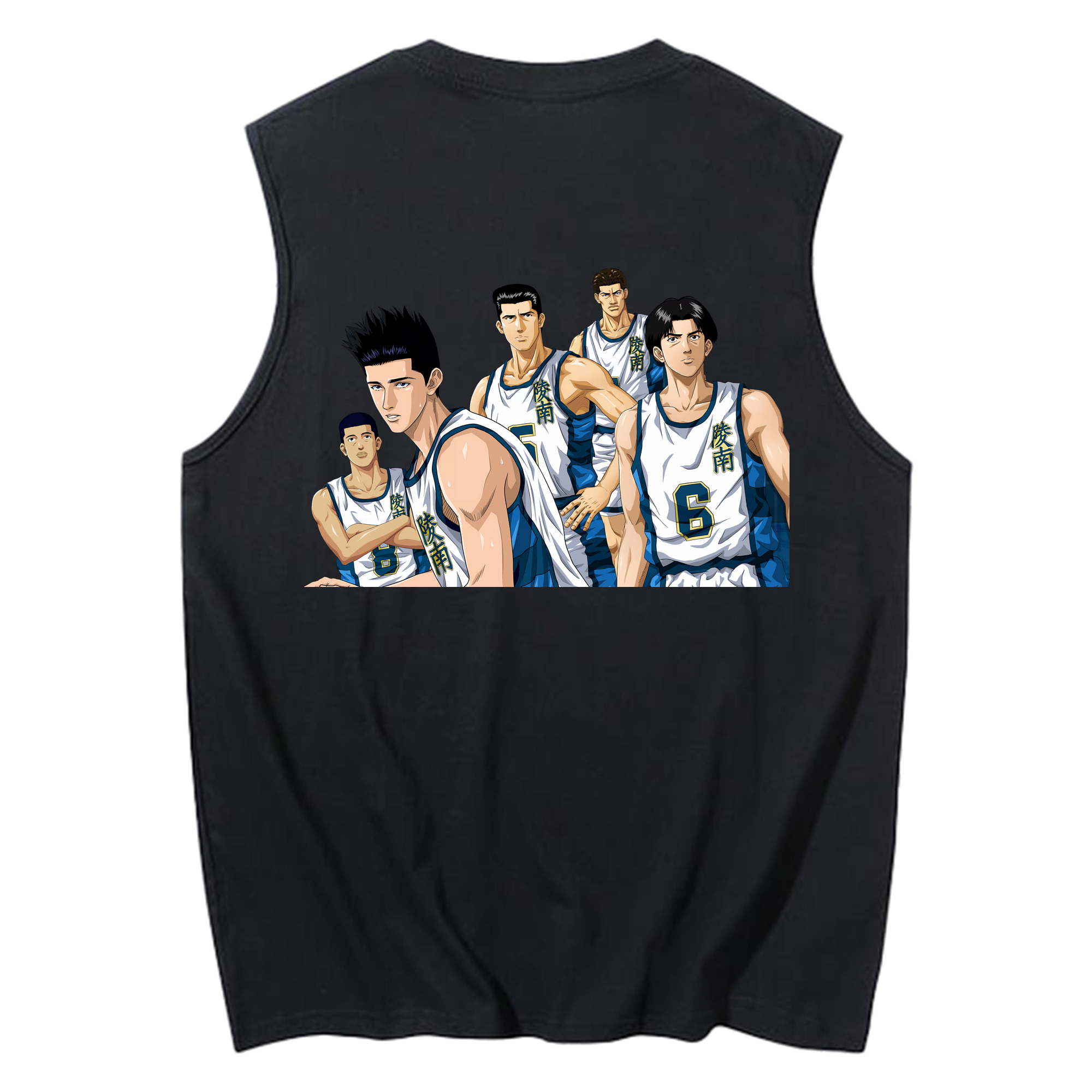 （画像用） SLAM DUNK／スラムダンク コットン100％タンクトップ（背面プリント）