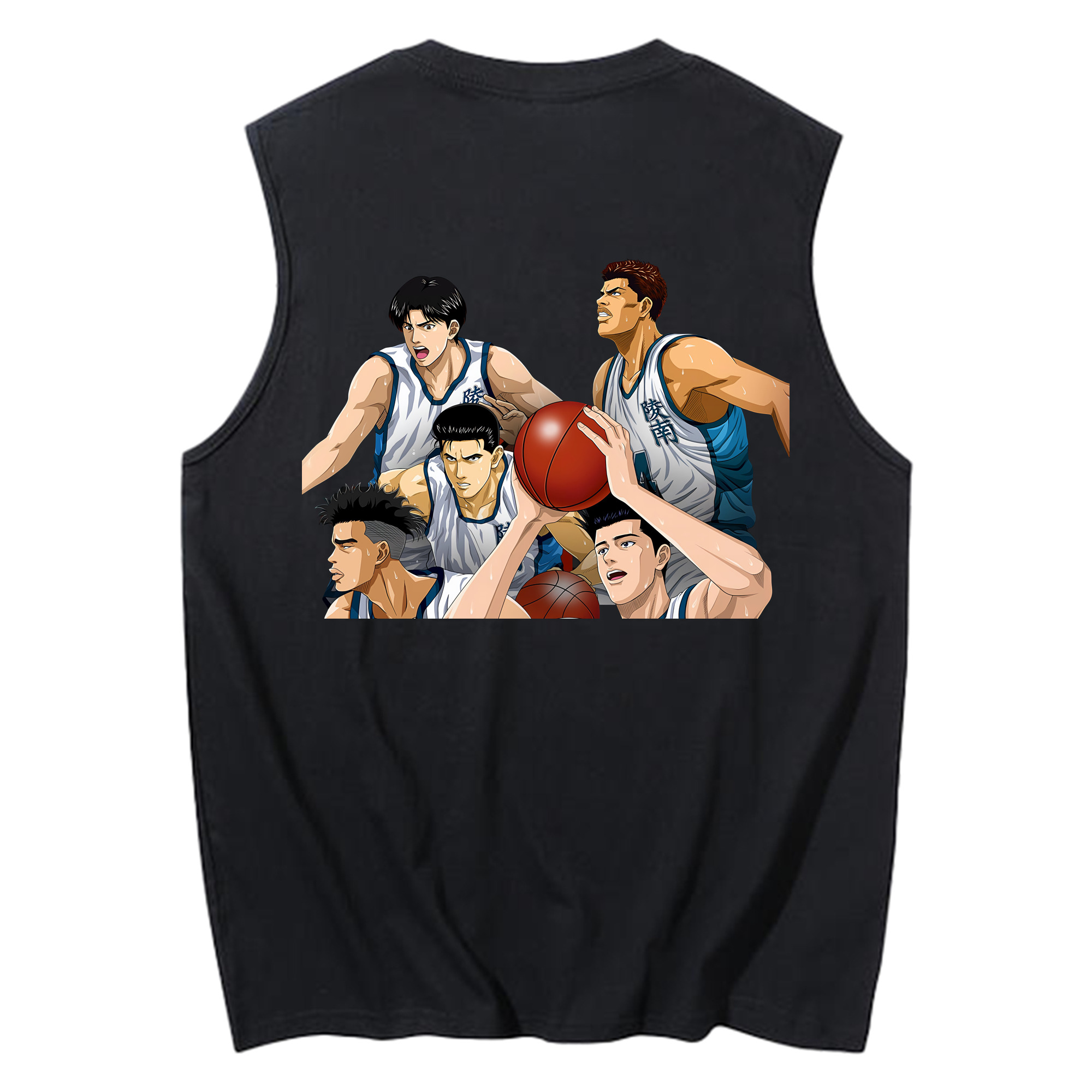 （画像用） SLAM DUNK／スラムダンク コットン100％タンクトップ（背面プリント）
