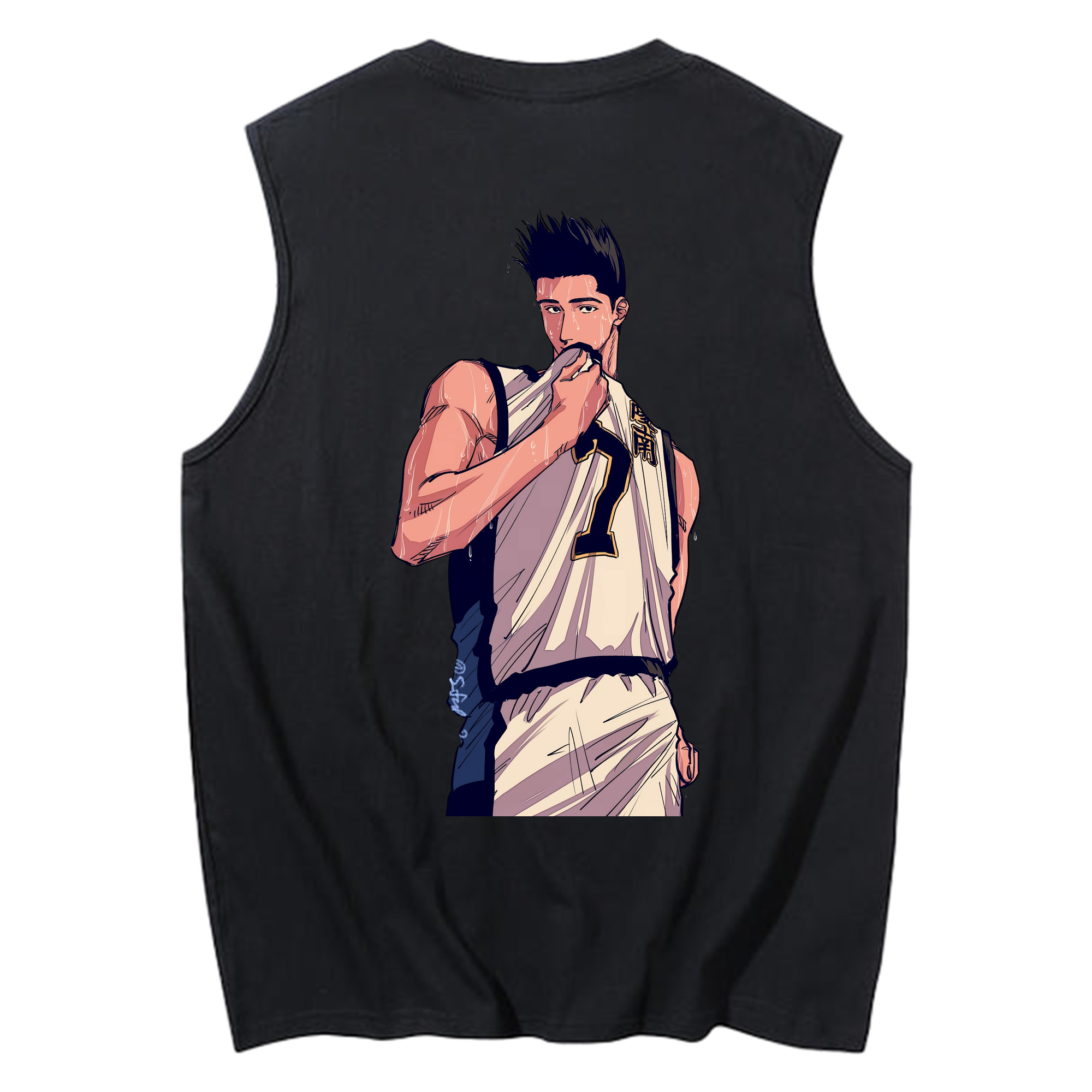 （画像用） SLAM DUNK／スラムダンク コットン100％タンクトップ（背面プリント）