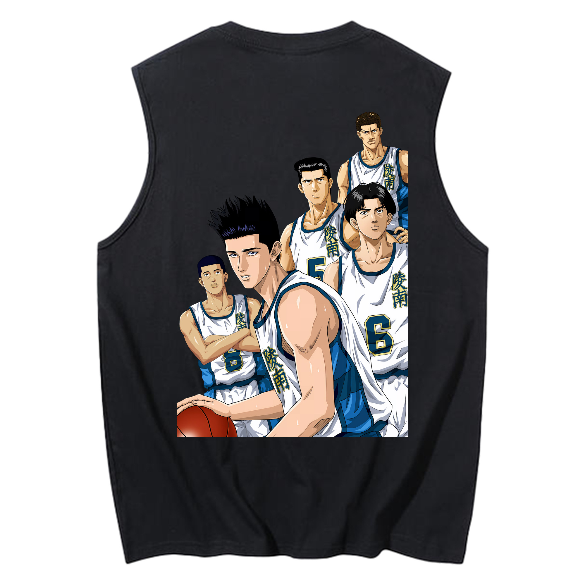 （画像用） SLAM DUNK／スラムダンク コットン100％タンクトップ（背面プリント）