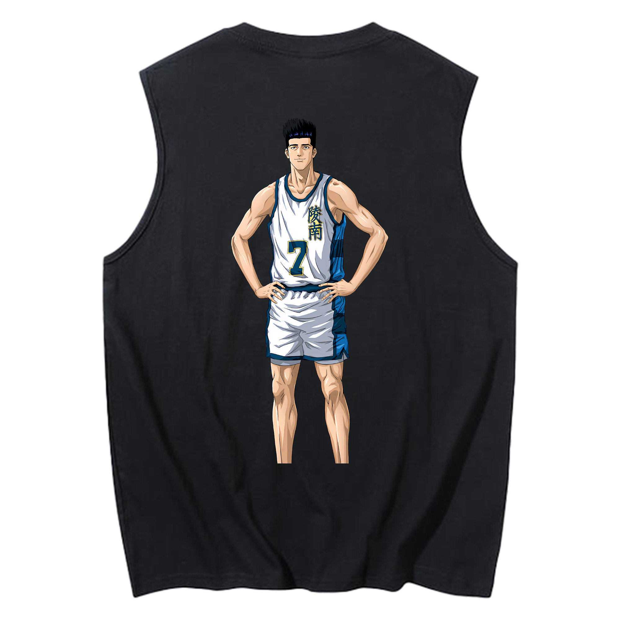 （画像用） SLAM DUNK／スラムダンク コットン100％タンクトップ（背面プリント）