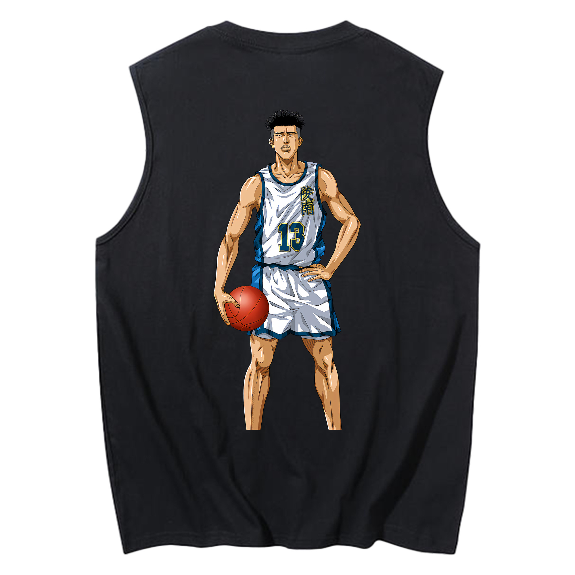 （画像用） SLAM DUNK／スラムダンク コットン100％タンクトップ（背面プリント）