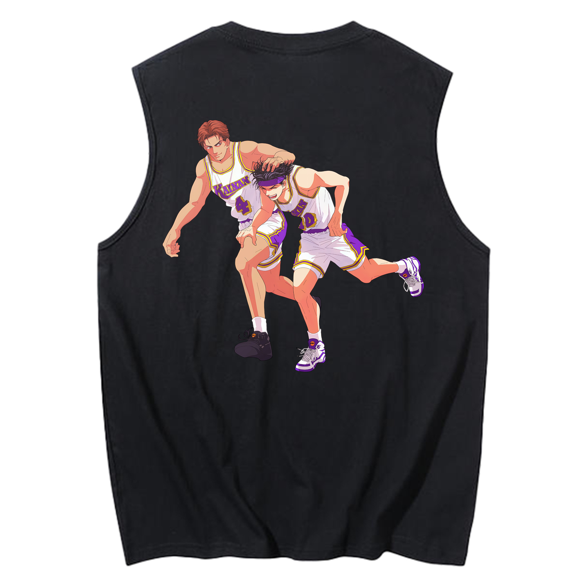 （画像用） SLAM DUNK／スラムダンク コットン100％タンクトップ（背面プリント）