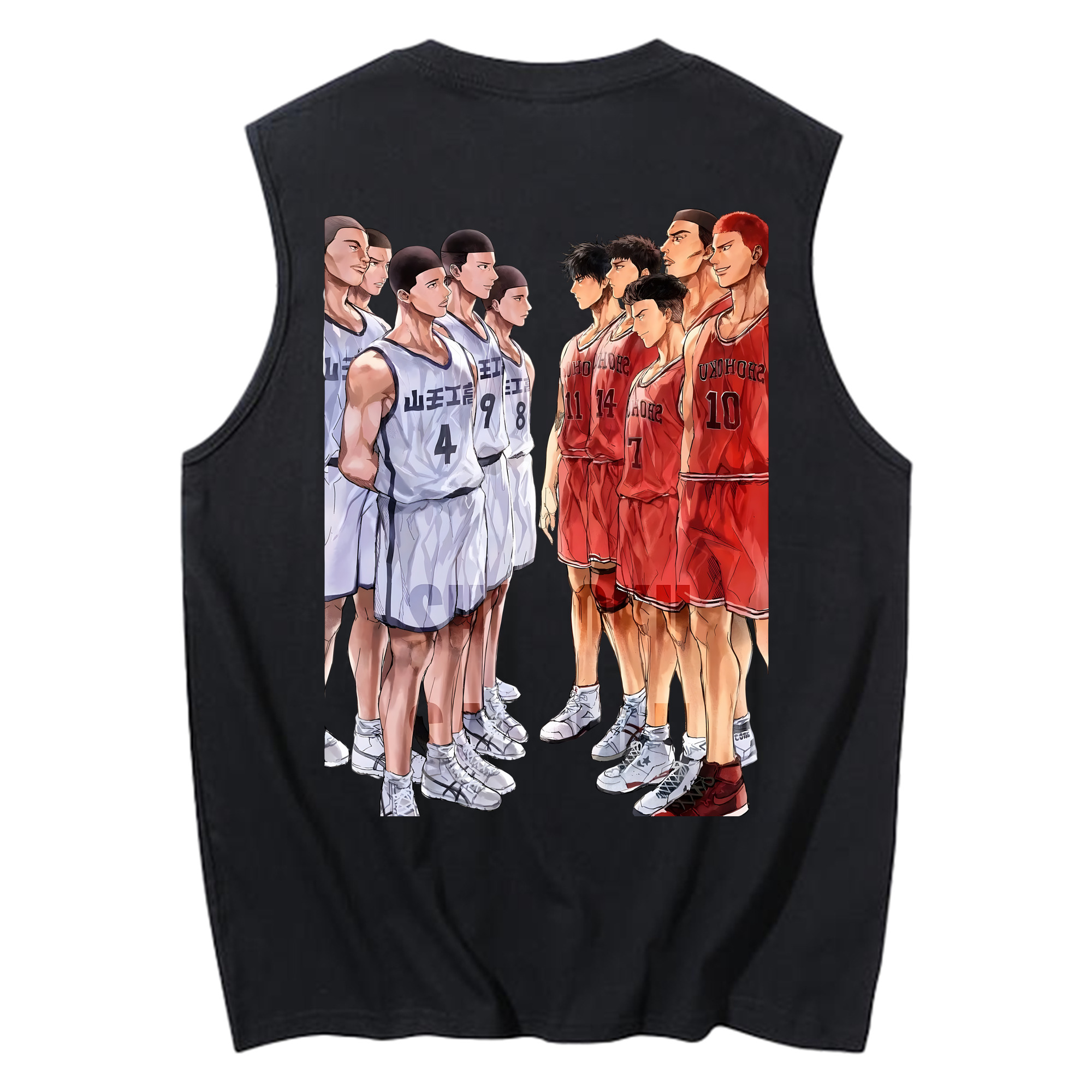 （画像用） SLAM DUNK／スラムダンク コットン100％タンクトップ（背面プリント）