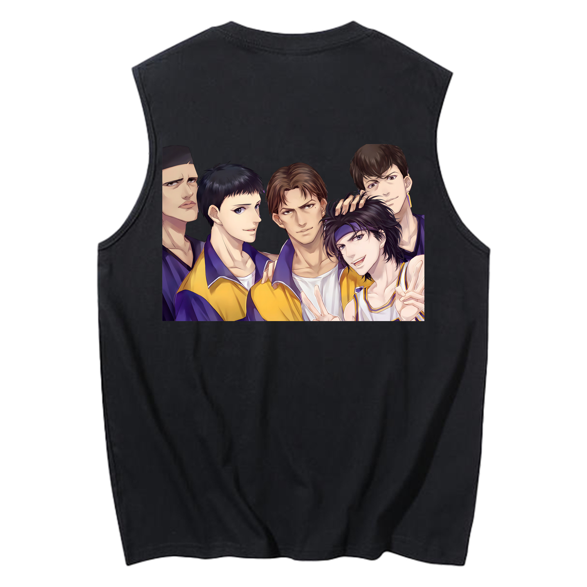 （画像用） SLAM DUNK／スラムダンク コットン100％タンクトップ（背面プリント）