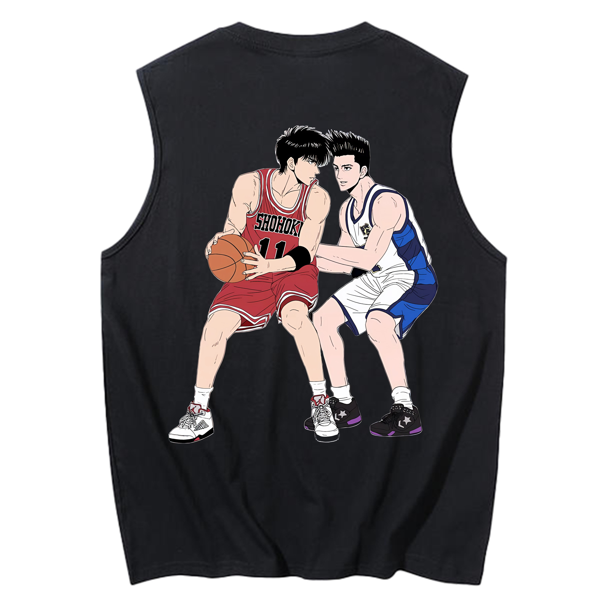 （画像用） SLAM DUNK／スラムダンク コットン100％タンクトップ（背面プリント）