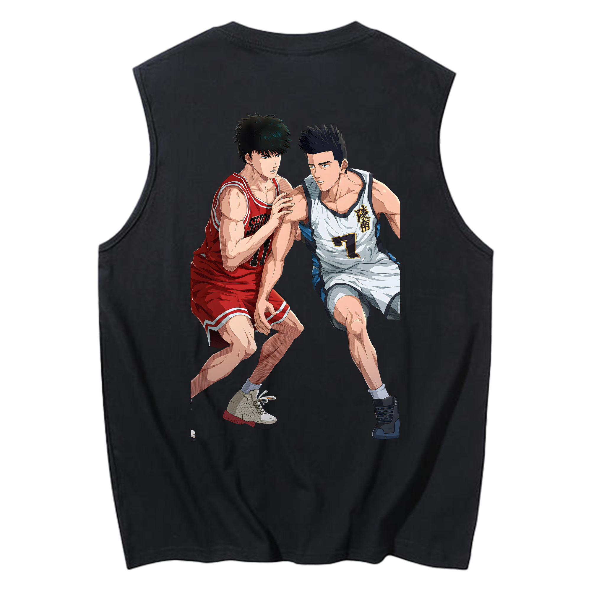 （画像用） SLAM DUNK／スラムダンク コットン100％タンクトップ（背面プリント）