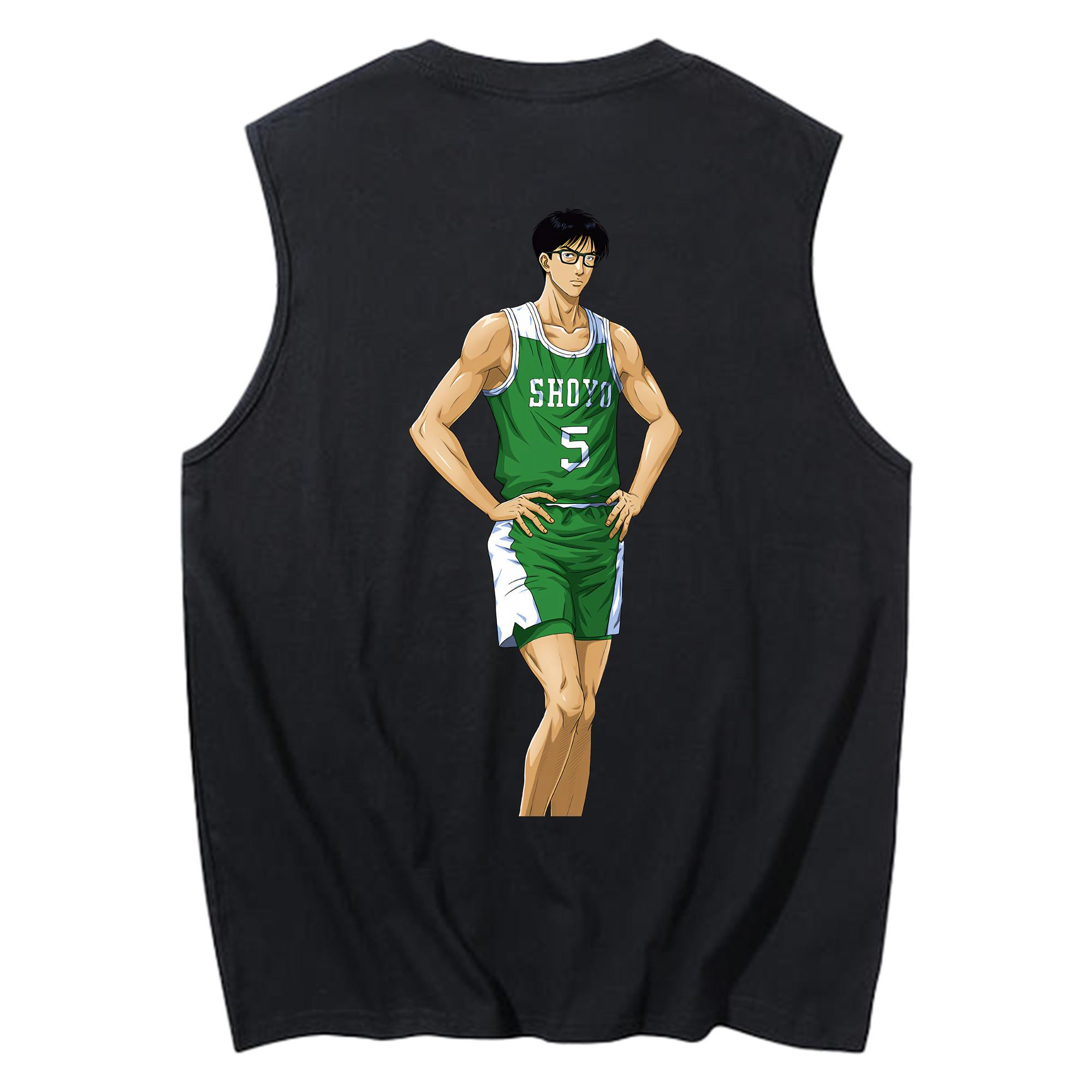 （画像用） SLAM DUNK／スラムダンク コットン100％タンクトップ（背面プリント）
