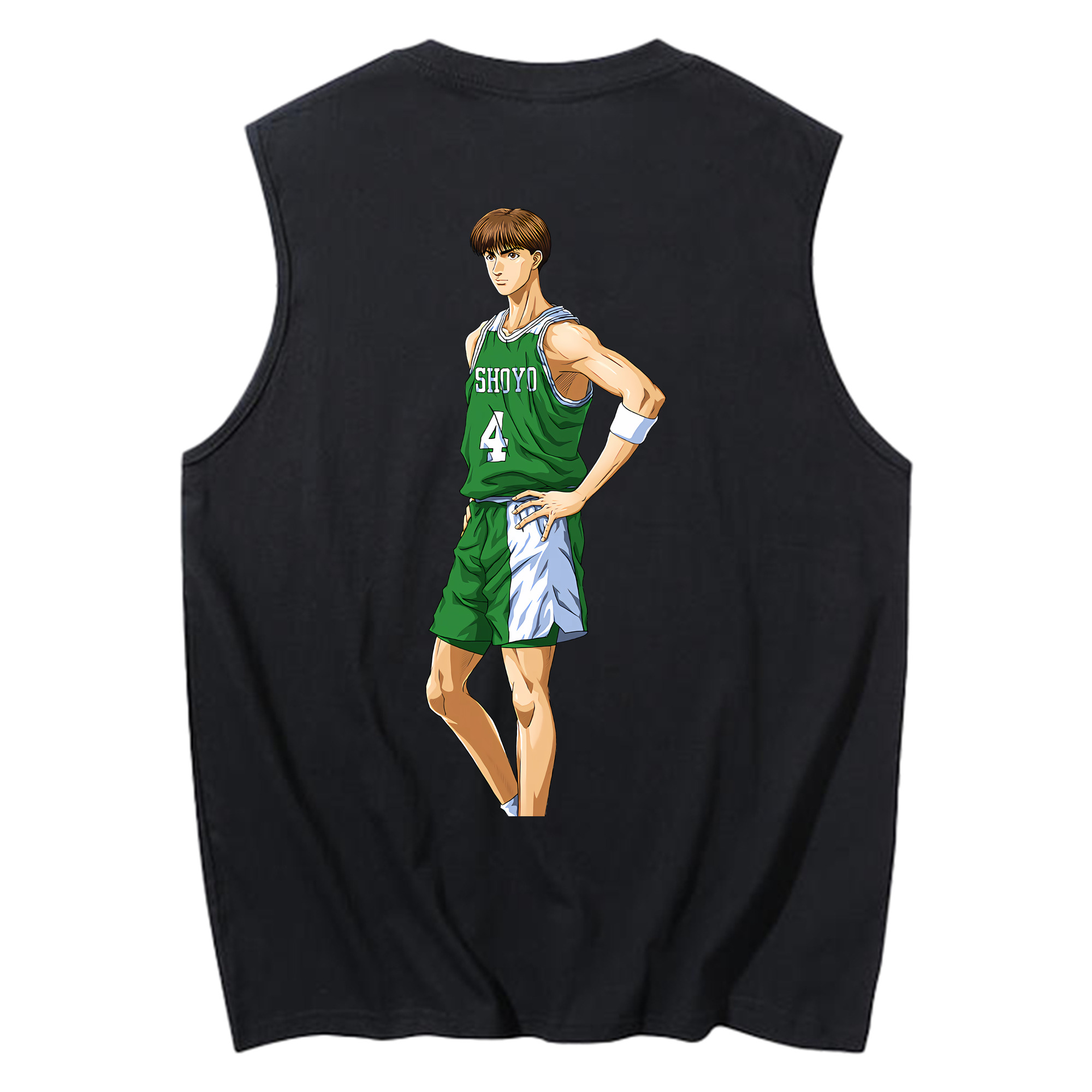 （画像用） SLAM DUNK／スラムダンク コットン100％タンクトップ（背面プリント）