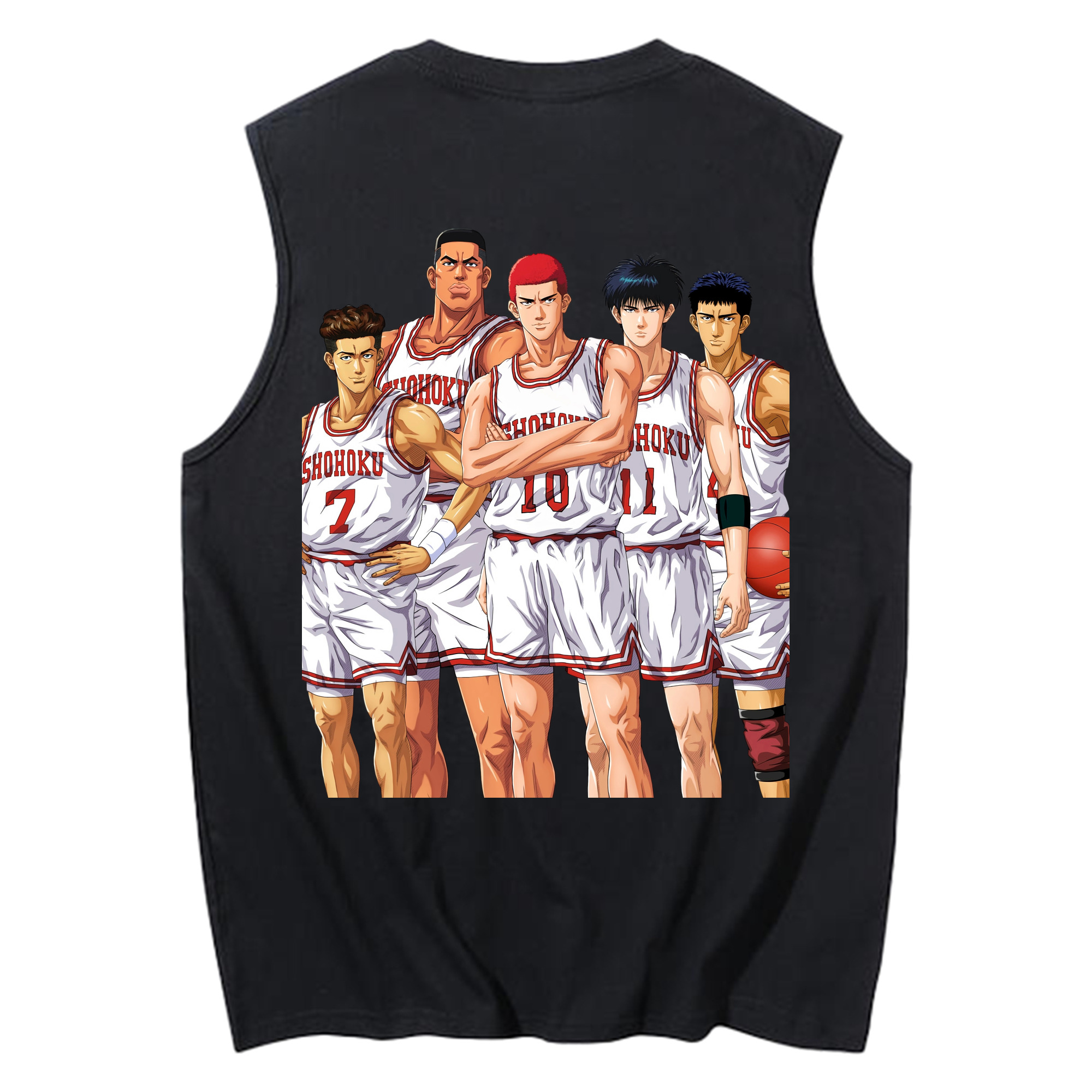 （画像用） SLAM DUNK／スラムダンク コットン100％タンクトップ（背面プリント）