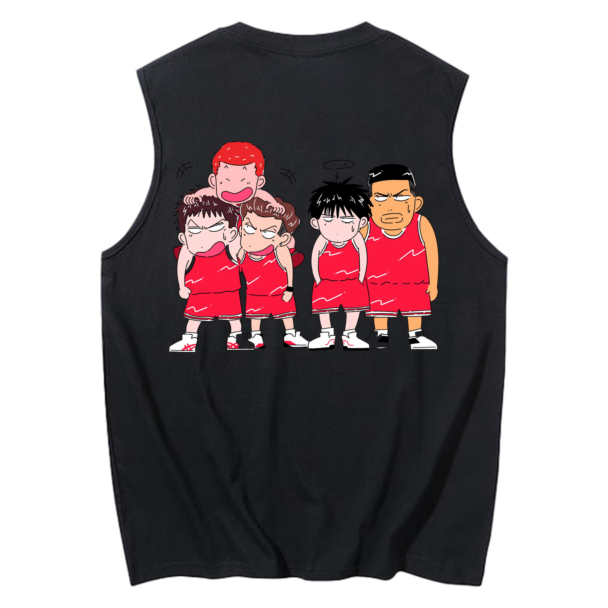 （画像用） SLAM DUNK／スラムダンク コットン100％タンクトップ（背面プリント）