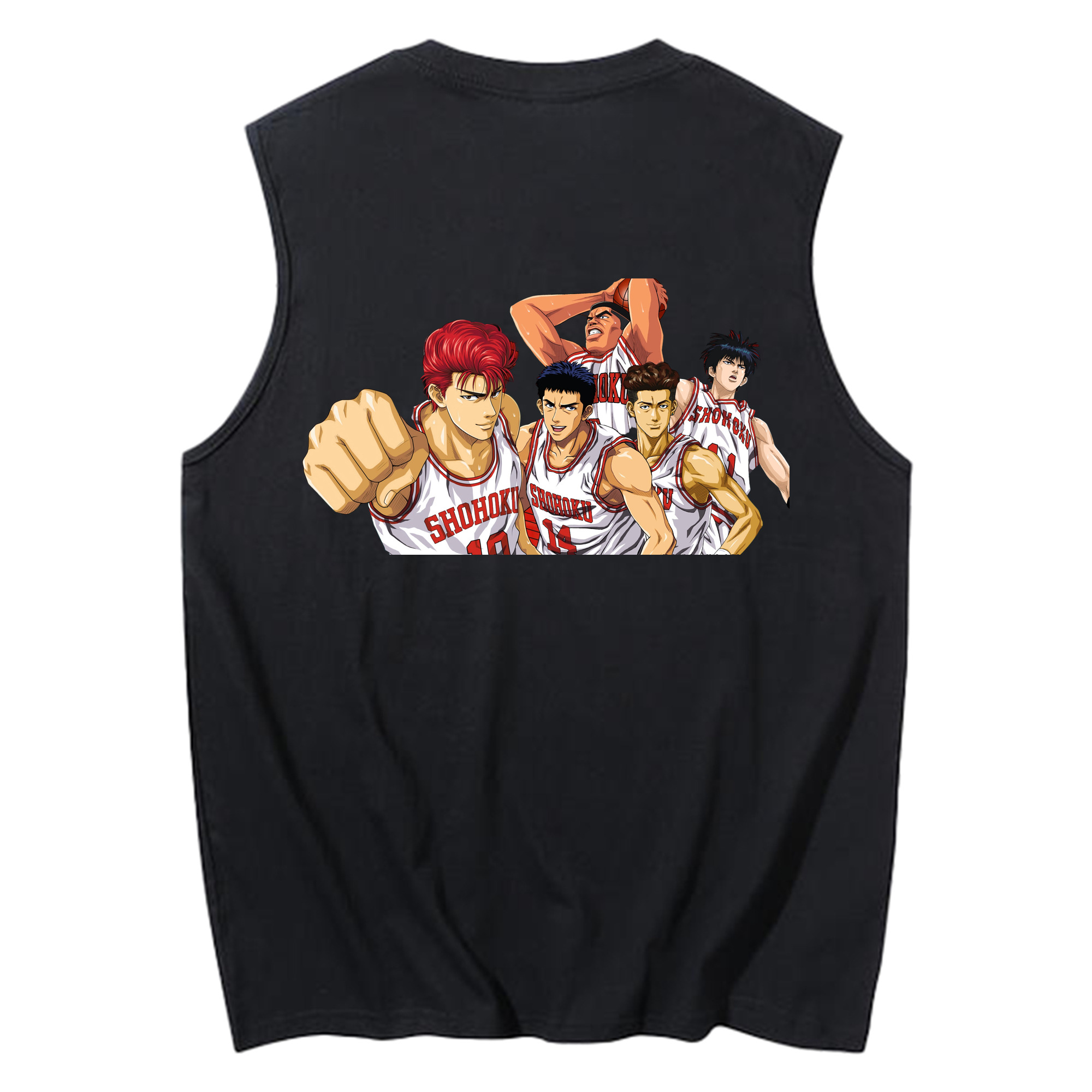 （画像用） SLAM DUNK／スラムダンク コットン100％タンクトップ（背面プリント）