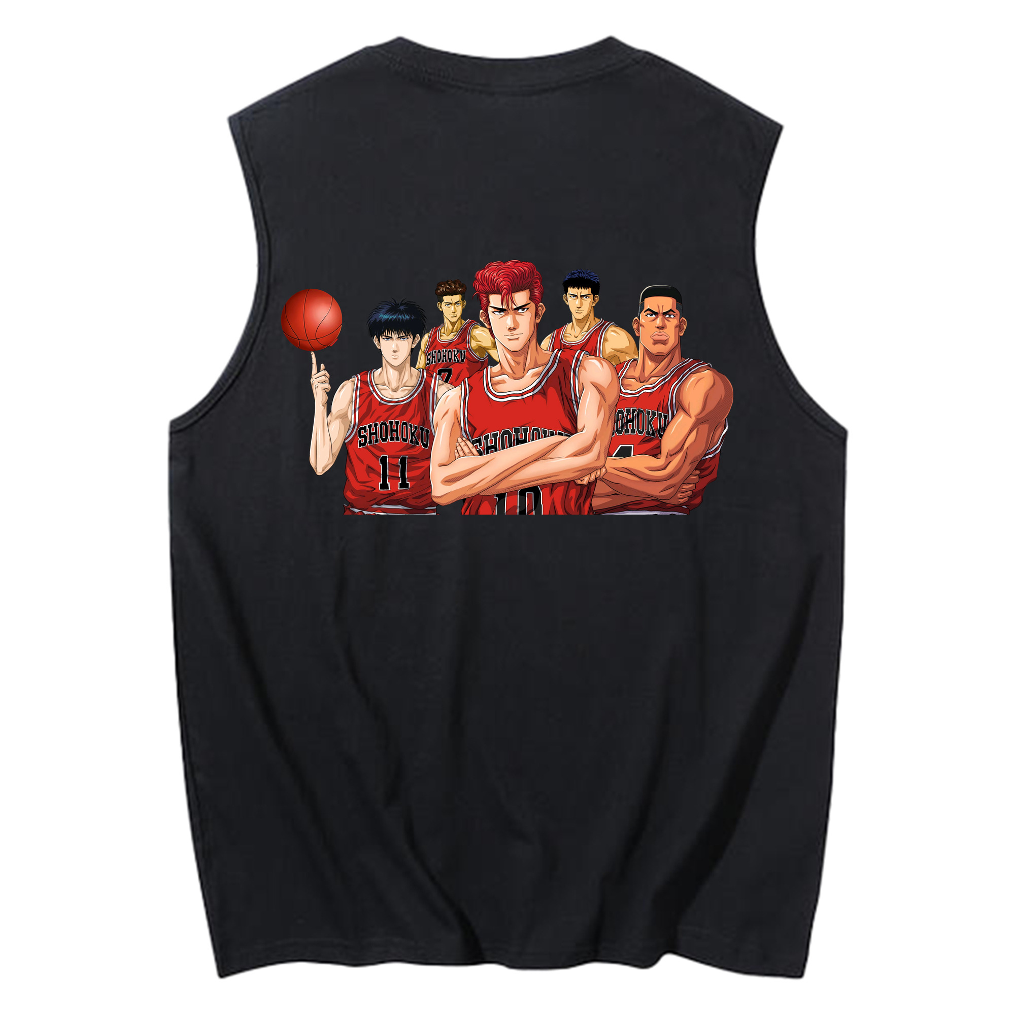 （画像用） SLAM DUNK／スラムダンク コットン100％タンクトップ（背面プリント）