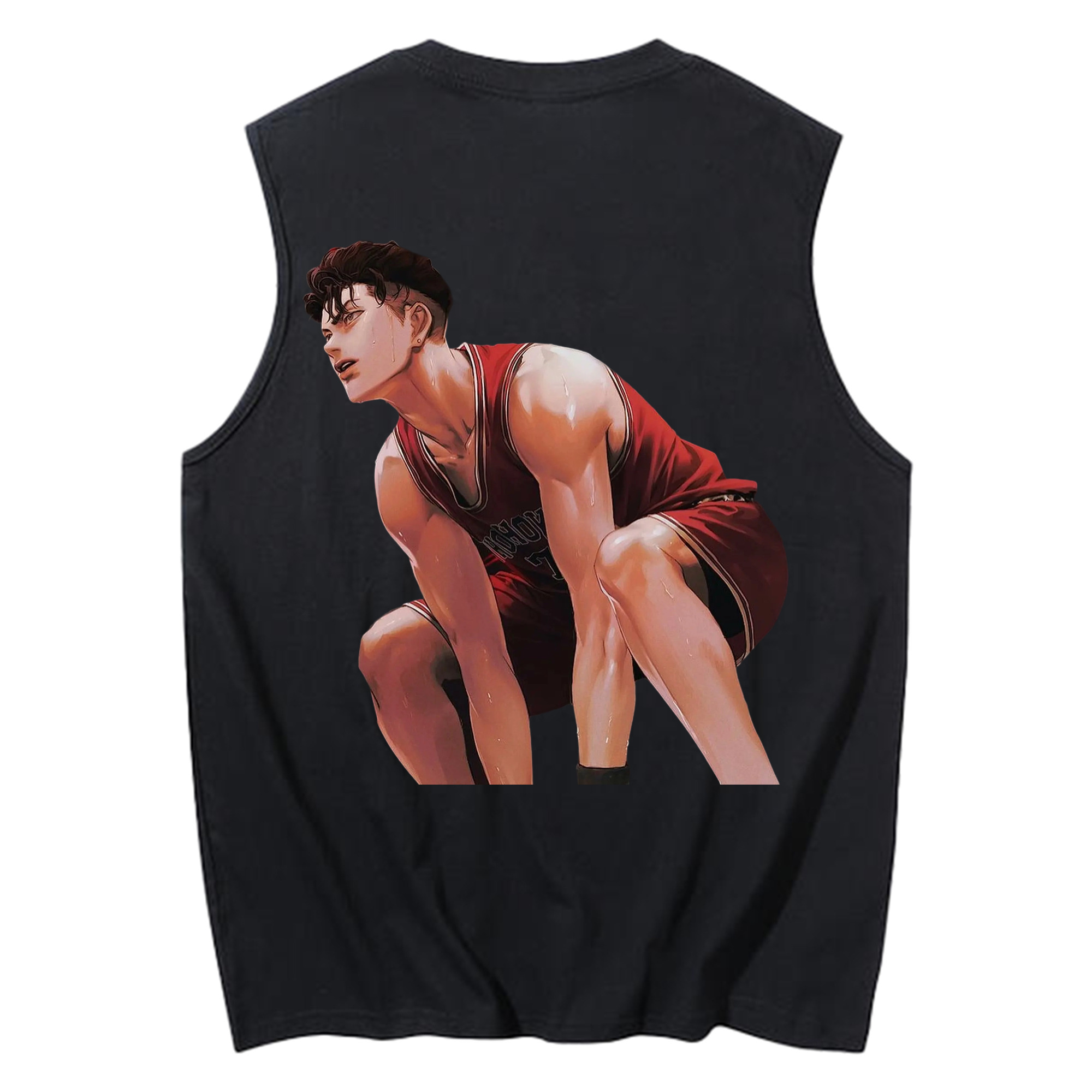 （画像用） SLAM DUNK／スラムダンク コットン100％タンクトップ（背面プリント）