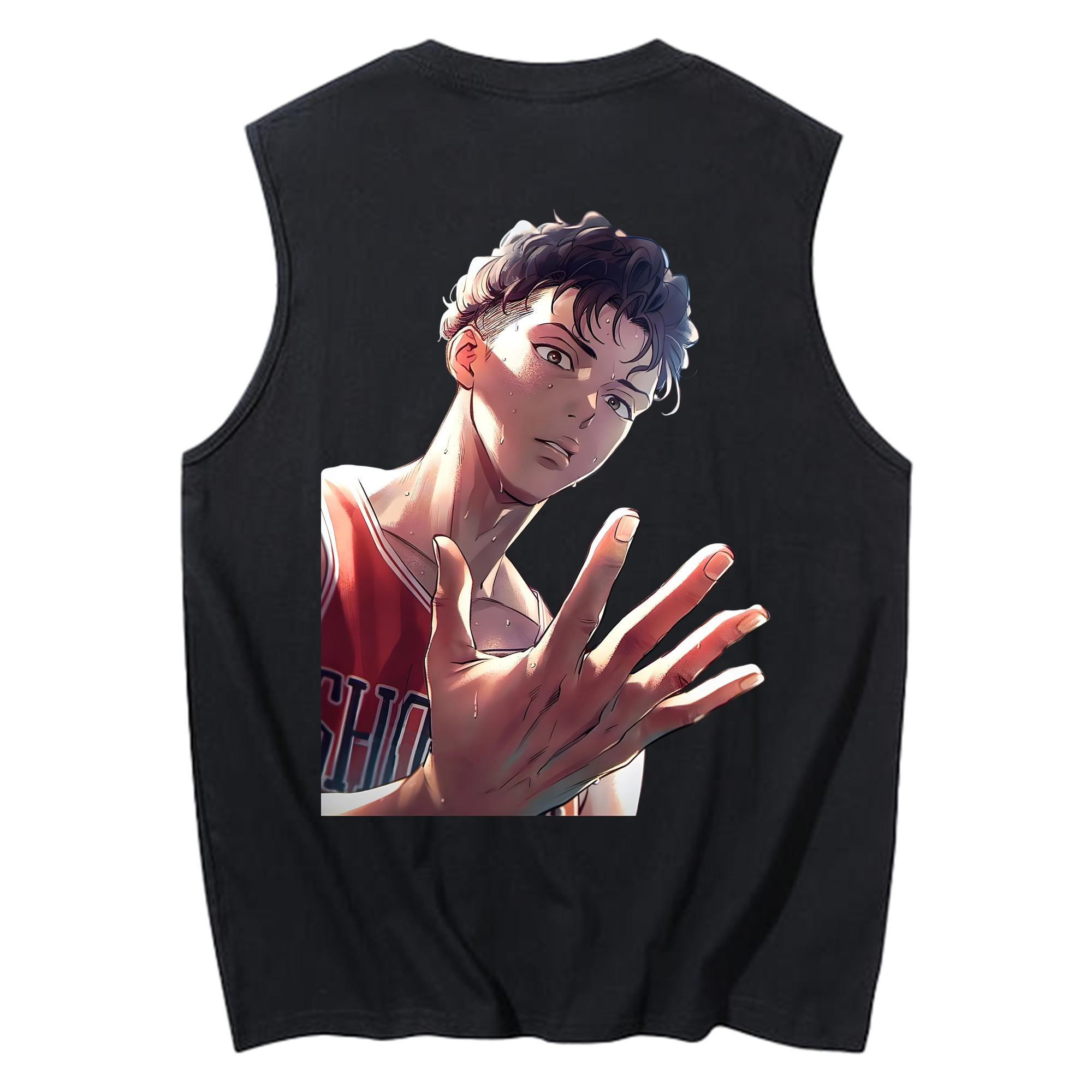 （画像用） SLAM DUNK／スラムダンク コットン100％タンクトップ（背面プリント）