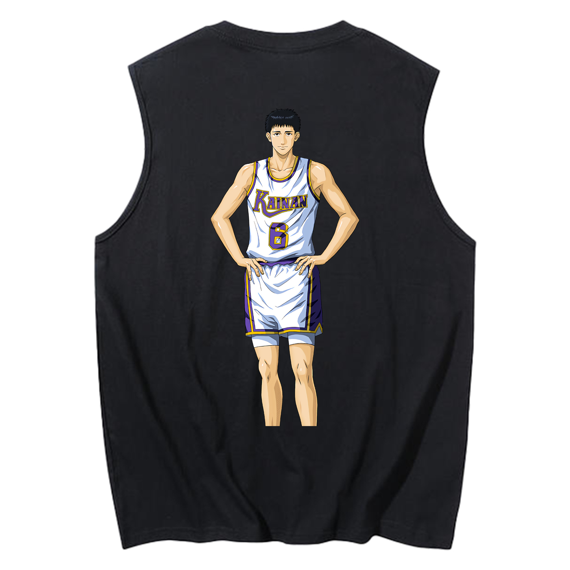 （画像用） SLAM DUNK／スラムダンク コットン100％タンクトップ（背面プリント）