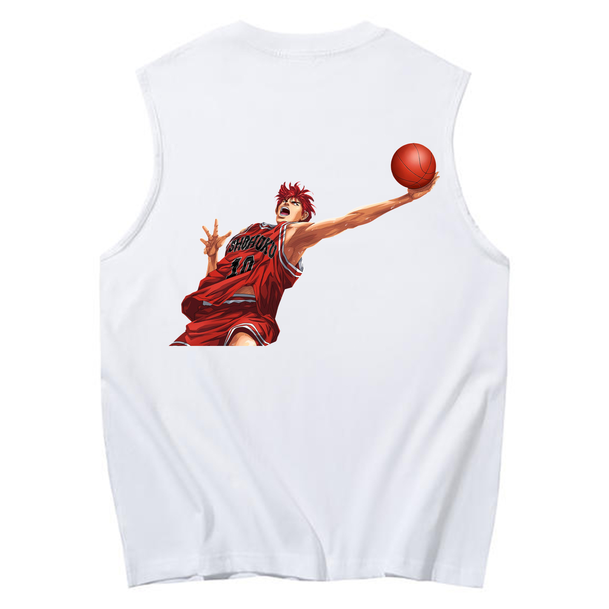 （画像用） SLAM DUNK／スラムダンク コットン100％タンクトップ（背面プリント）