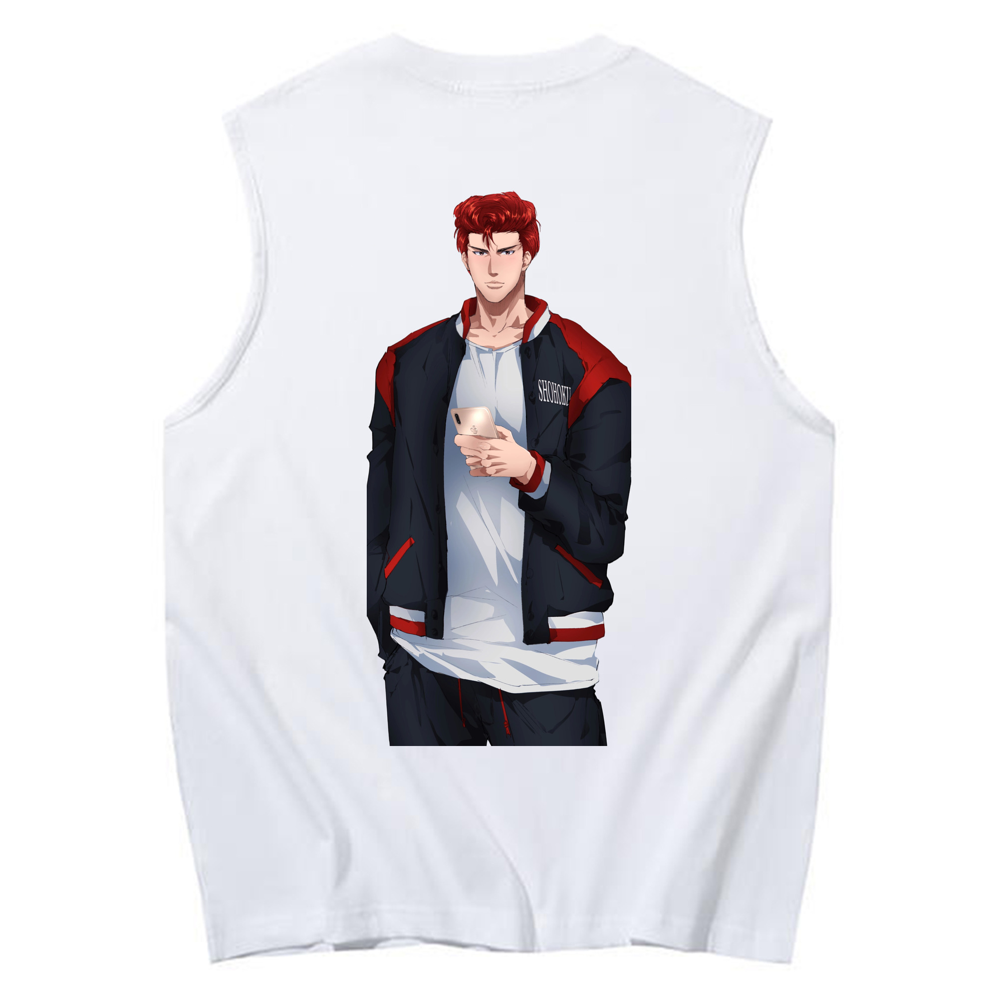 （画像用） SLAM DUNK／スラムダンク コットン100％タンクトップ（背面プリント）