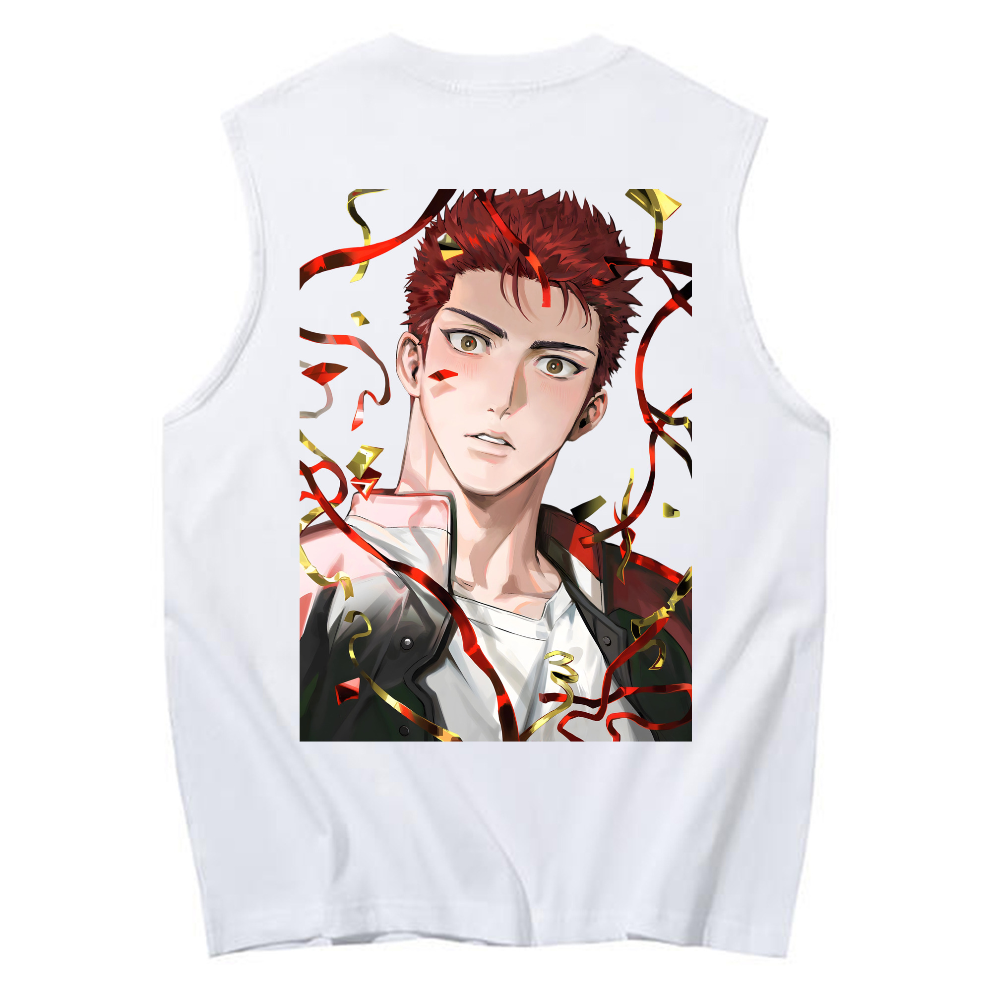 （画像用） SLAM DUNK／スラムダンク コットン100％タンクトップ（背面プリント）