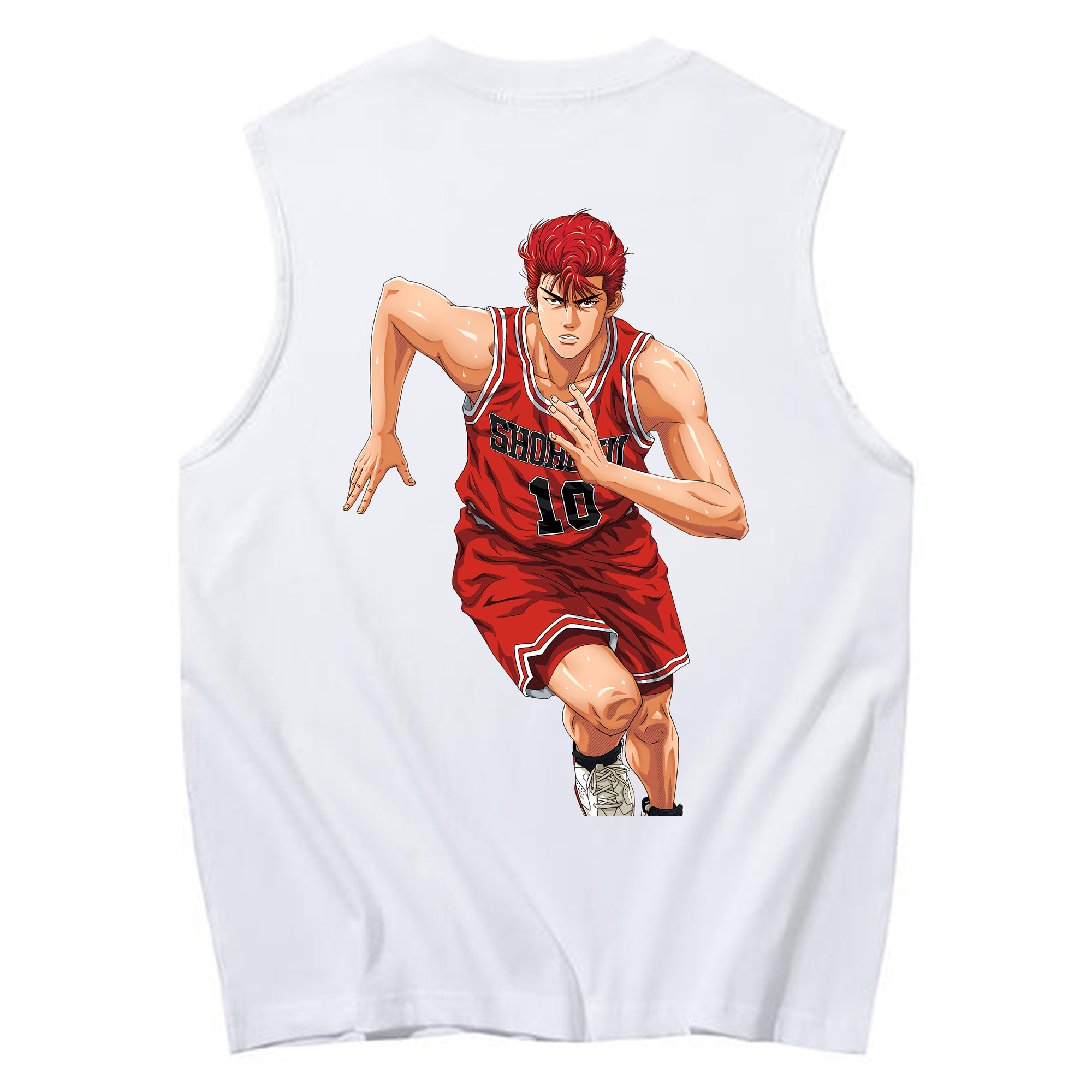 （画像用） SLAM DUNK／スラムダンク コットン100％タンクトップ（背面プリント）