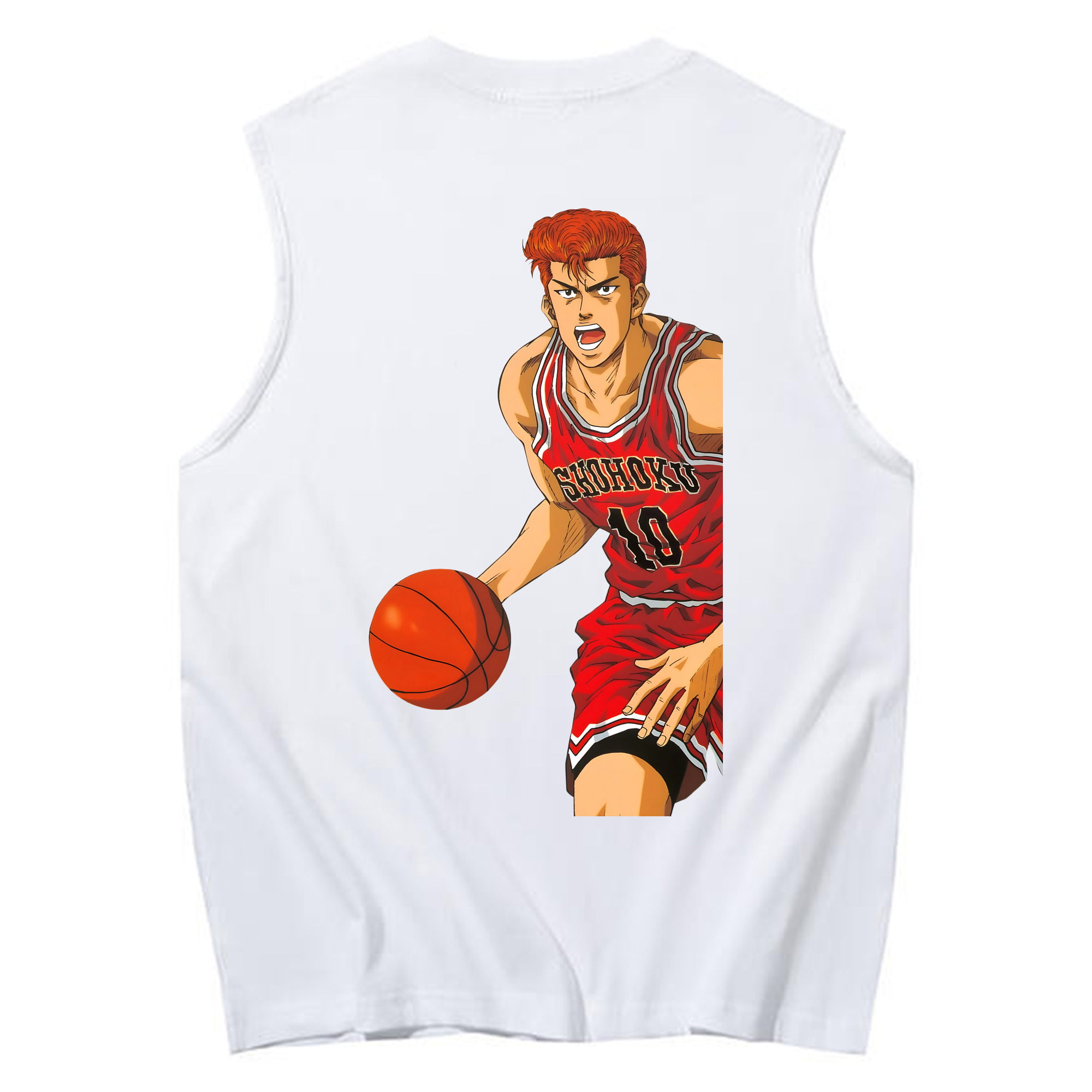 （画像用） SLAM DUNK／スラムダンク コットン100％タンクトップ（背面プリント）