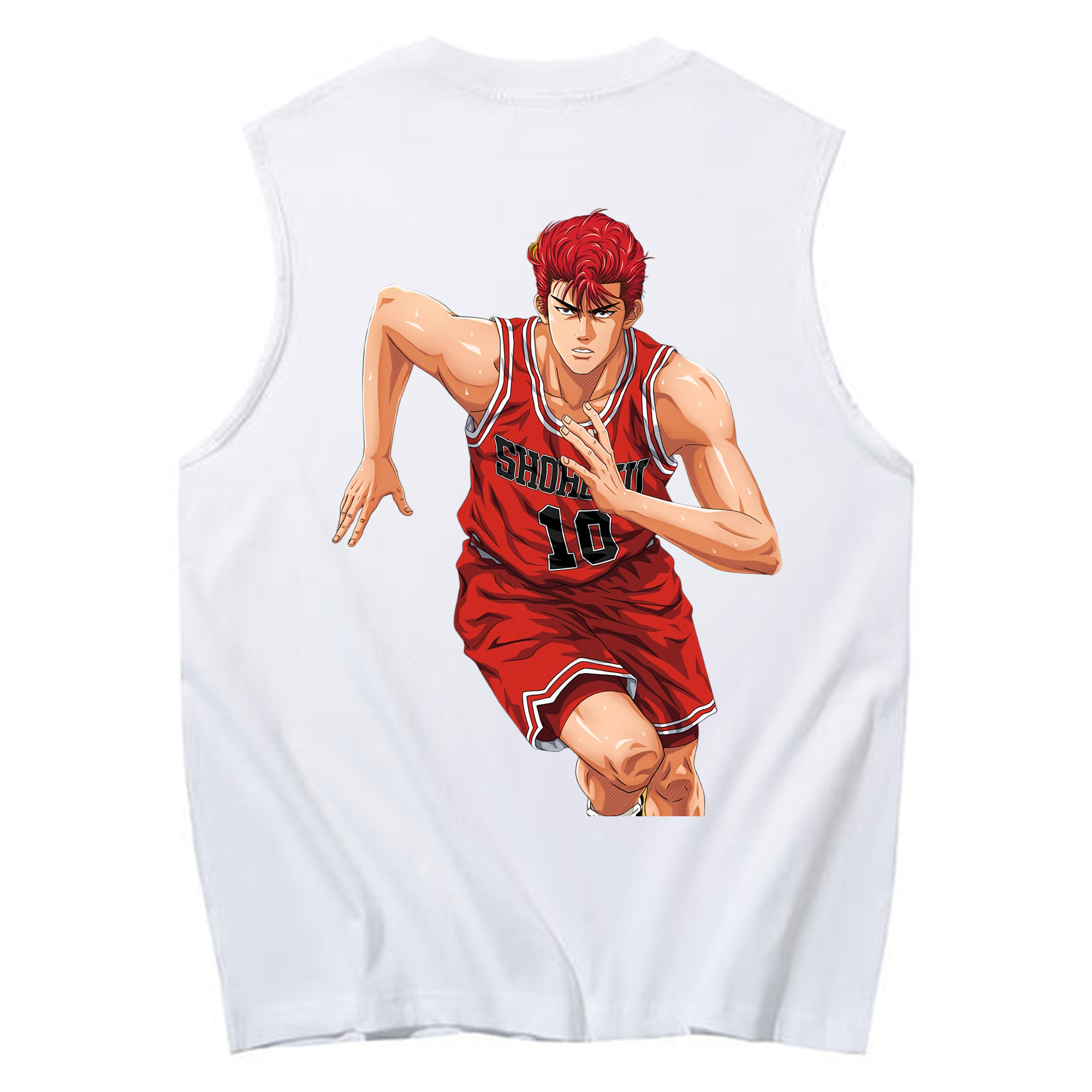 （画像用） SLAM DUNK／スラムダンク コットン100％タンクトップ（背面プリント）