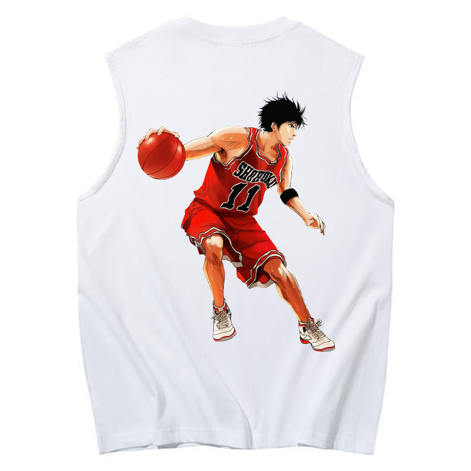 （画像用） SLAM DUNK／スラムダンク コットン100％タンクトップ（背面プリント）