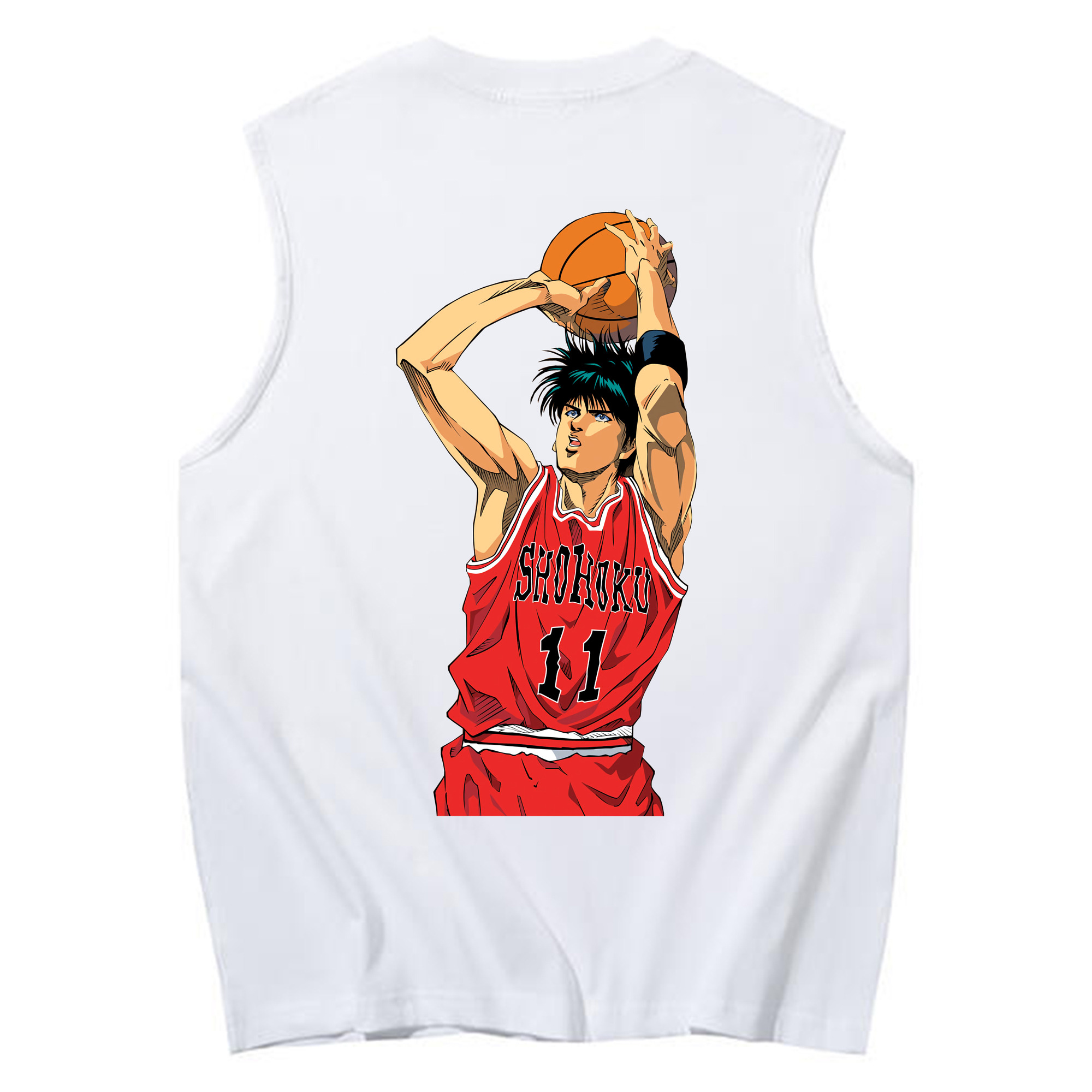 （画像用） SLAM DUNK／スラムダンク コットン100％タンクトップ（背面プリント）