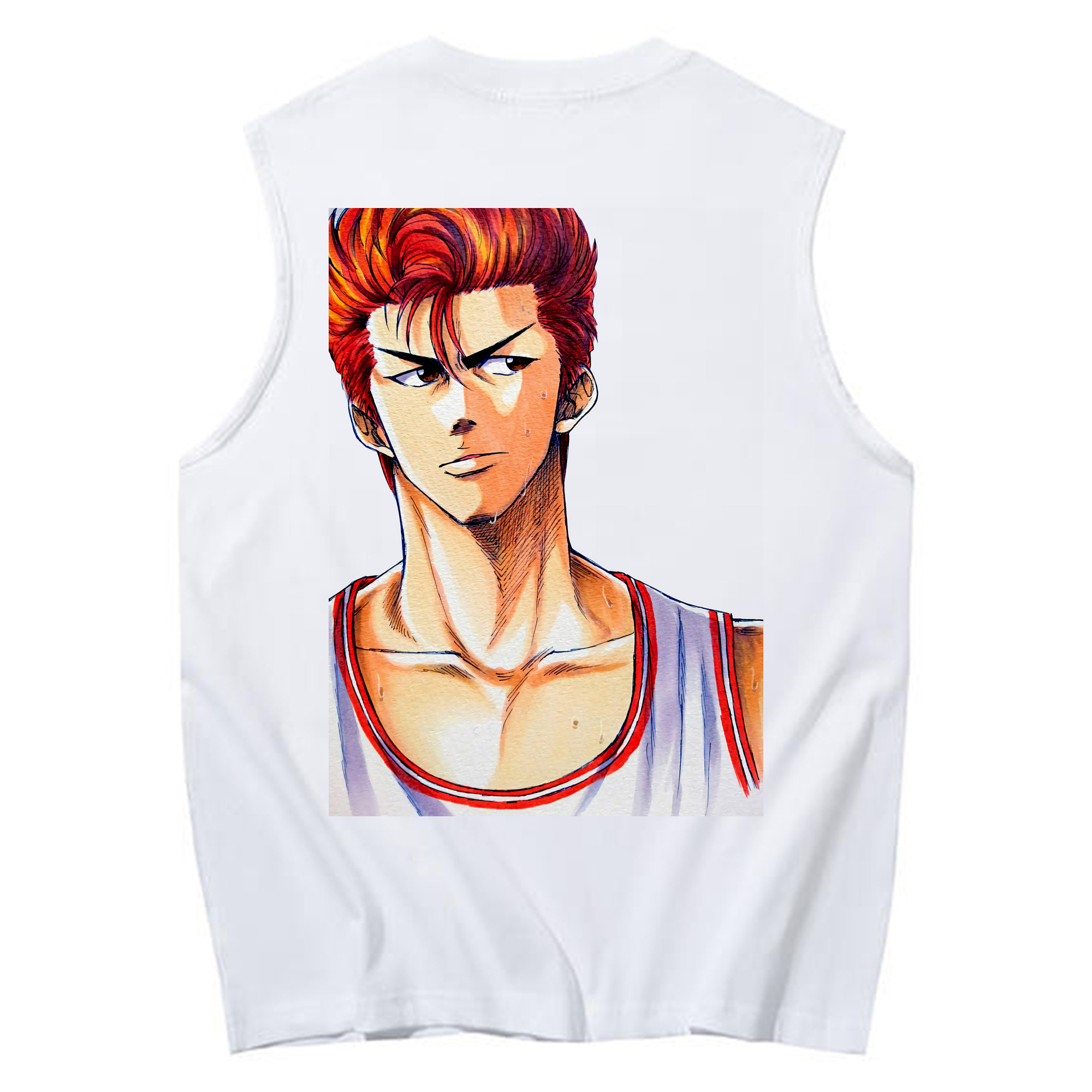 （画像用） SLAM DUNK／スラムダンク コットン100％タンクトップ（背面プリント）