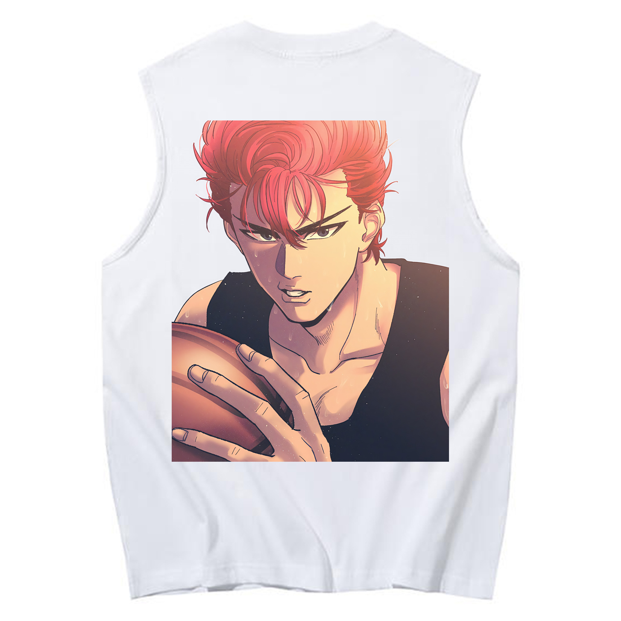 （画像用） SLAM DUNK／スラムダンク コットン100％タンクトップ（背面プリント）