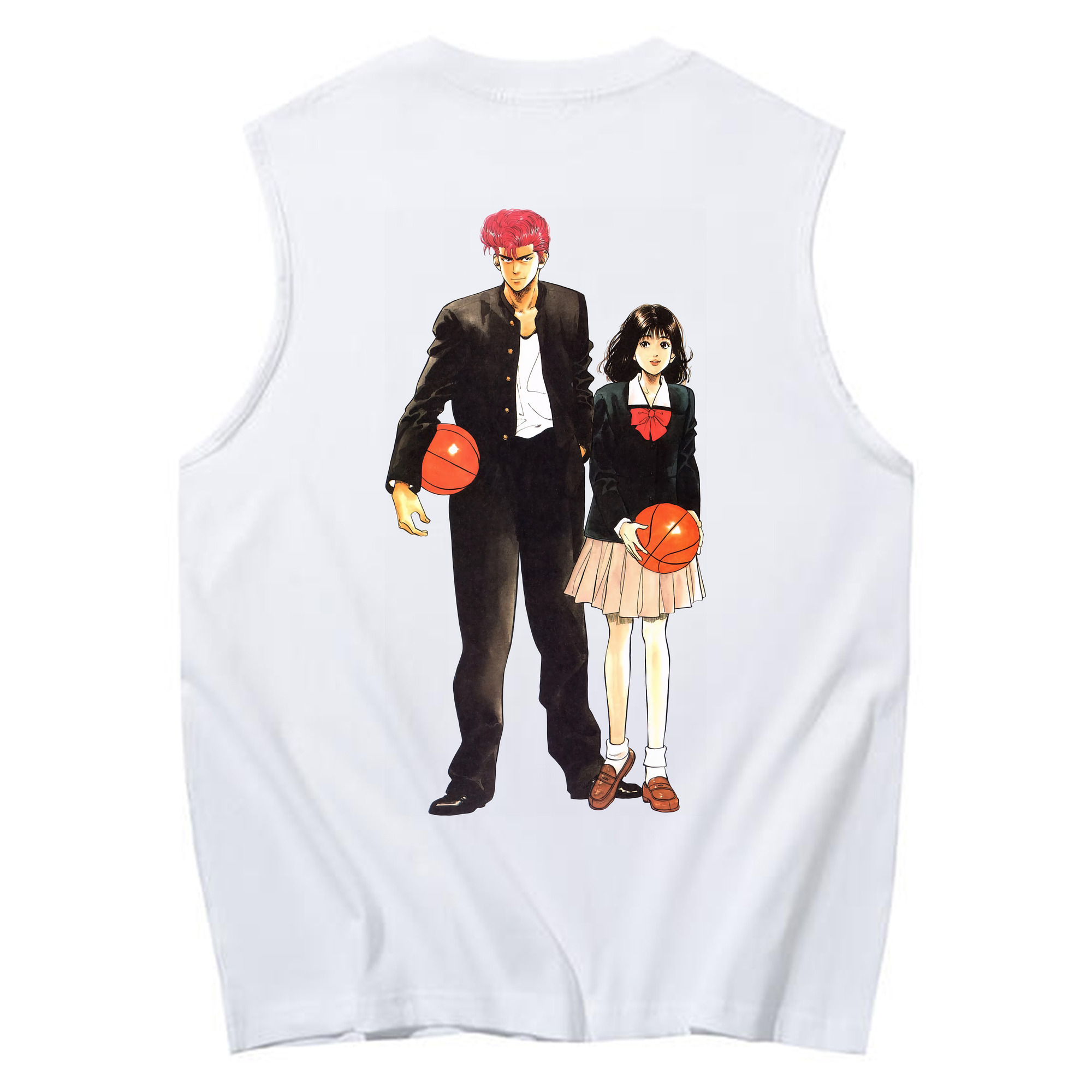 （画像用） SLAM DUNK／スラムダンク コットン100％タンクトップ（背面プリント）
