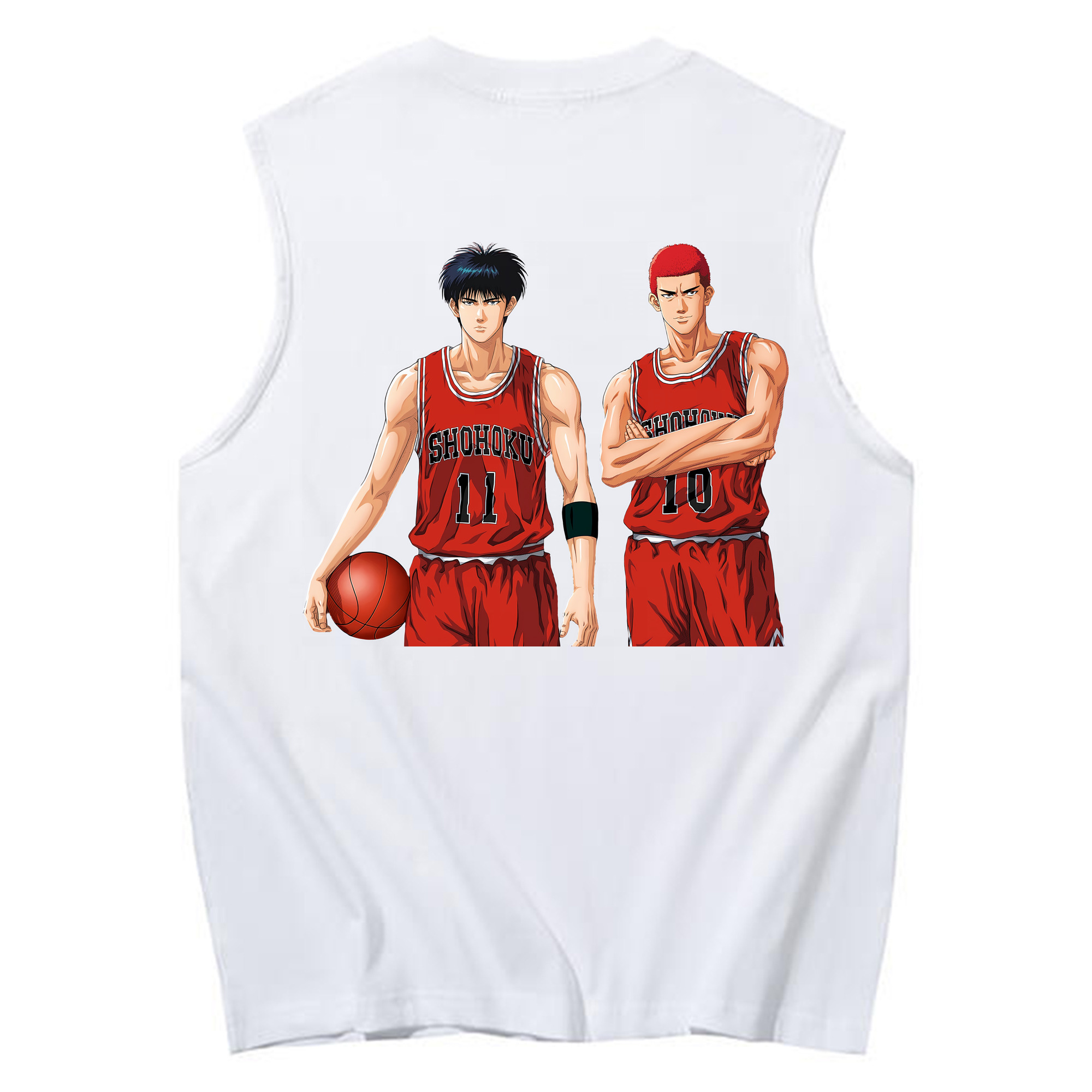 （画像用） SLAM DUNK／スラムダンク コットン100％タンクトップ（背面プリント）