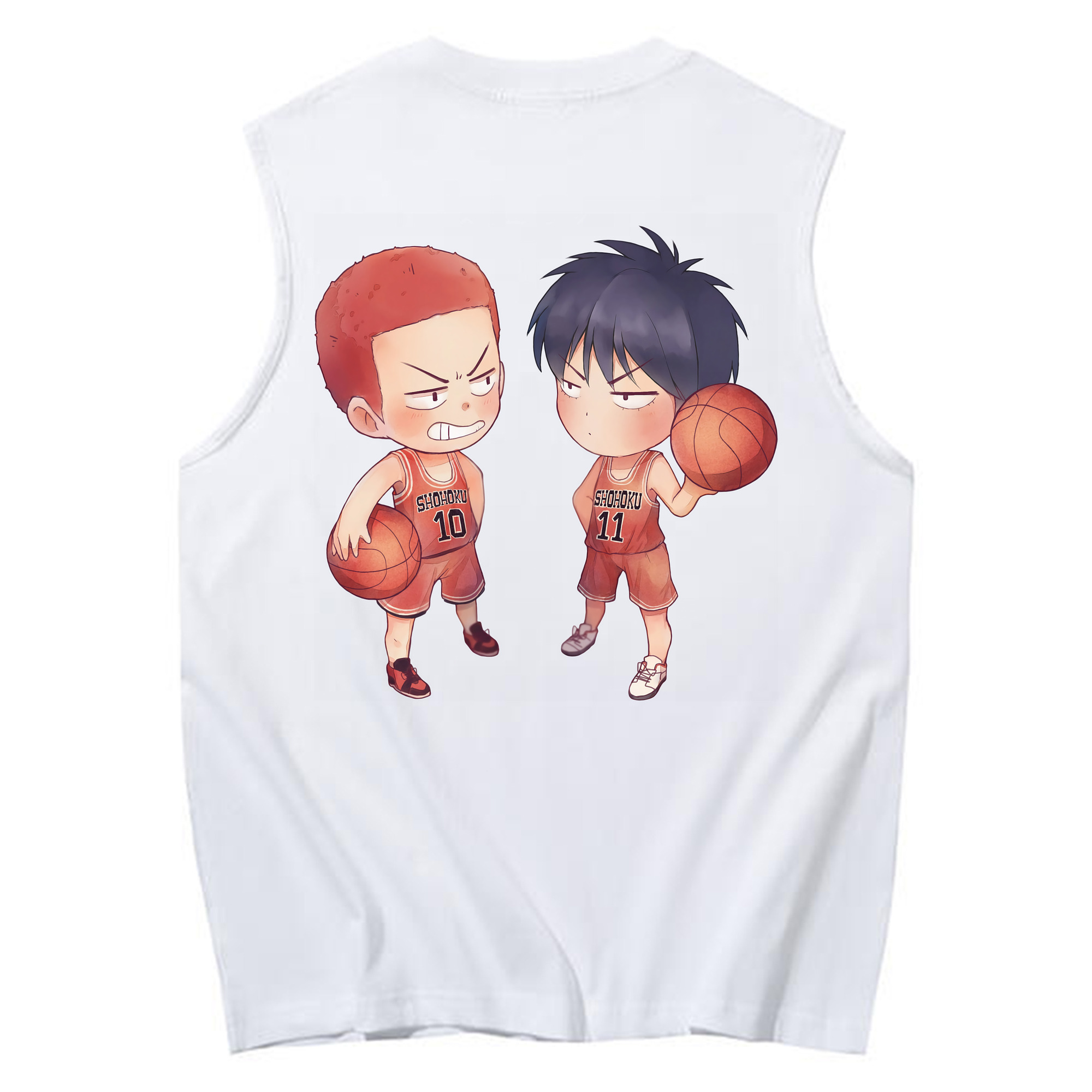（画像用） SLAM DUNK／スラムダンク コットン100％タンクトップ（背面プリント）