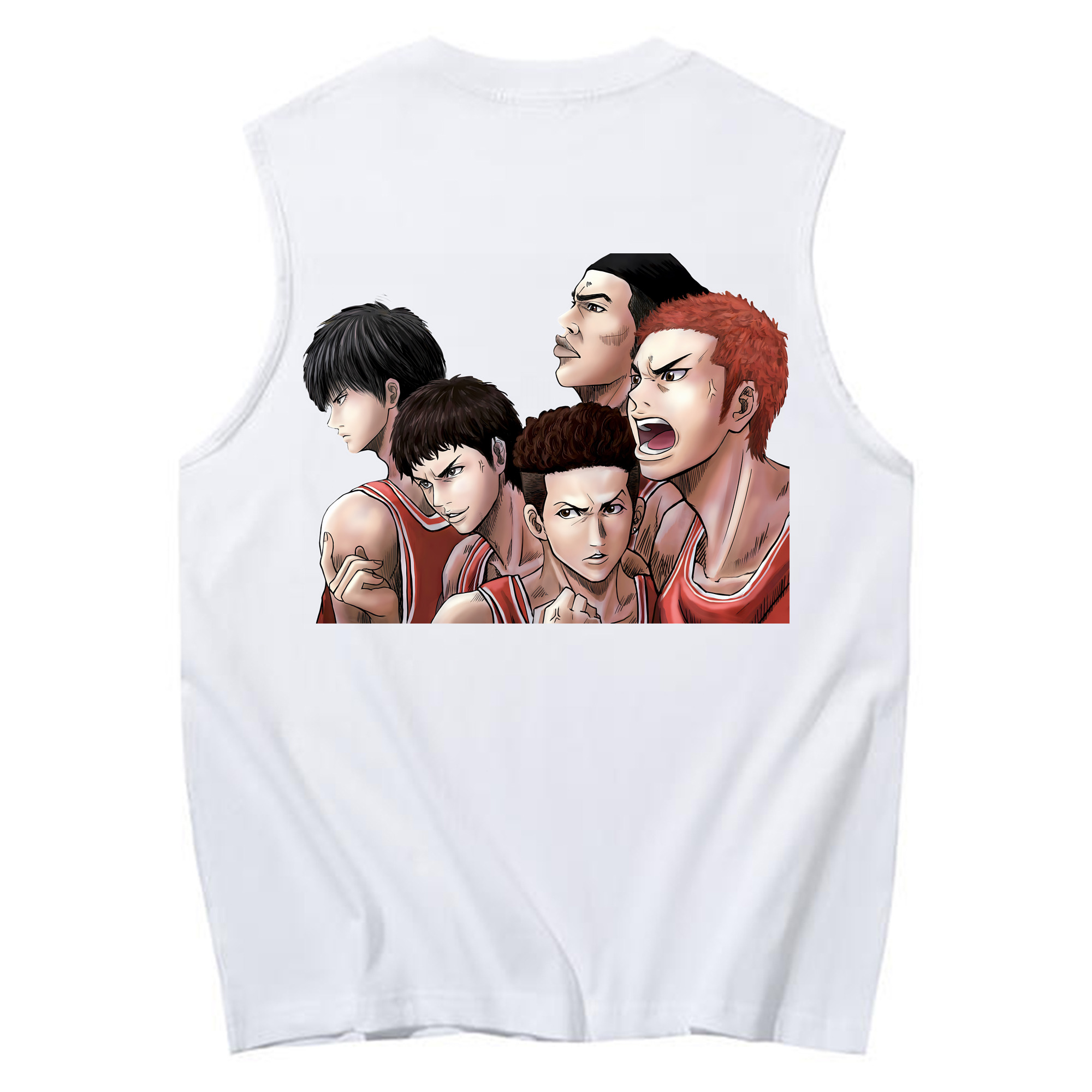 （画像用） SLAM DUNK／スラムダンク コットン100％タンクトップ（背面プリント）
