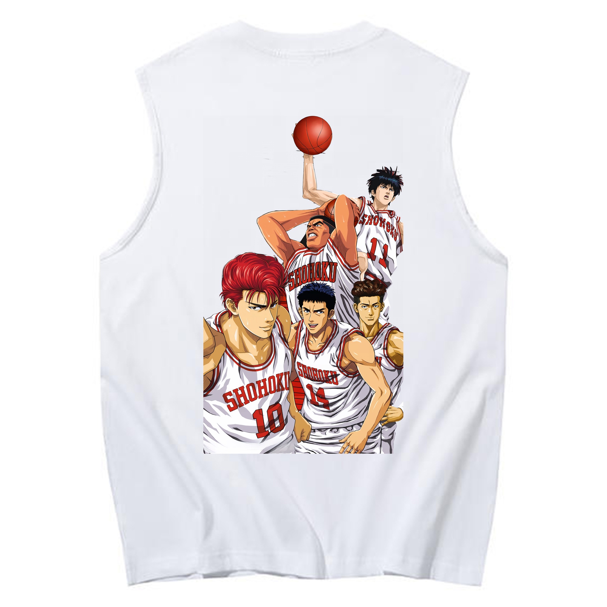 （画像用） SLAM DUNK／スラムダンク コットン100％タンクトップ（背面プリント）
