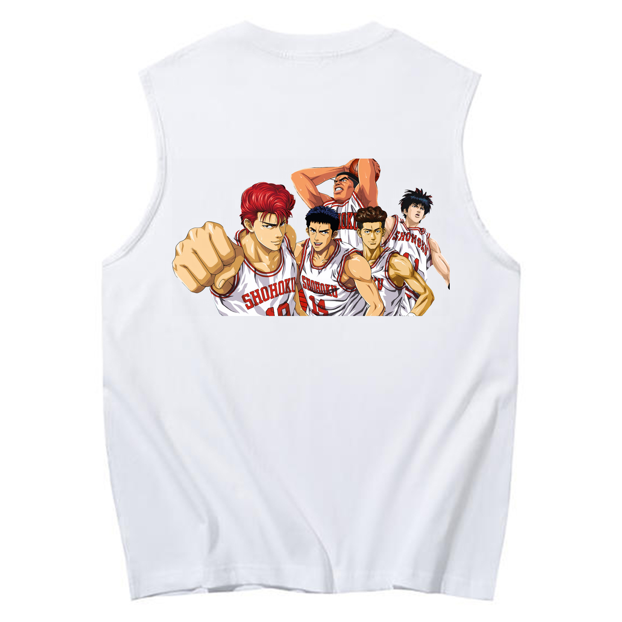 （画像用） SLAM DUNK／スラムダンク コットン100％タンクトップ（背面プリント）