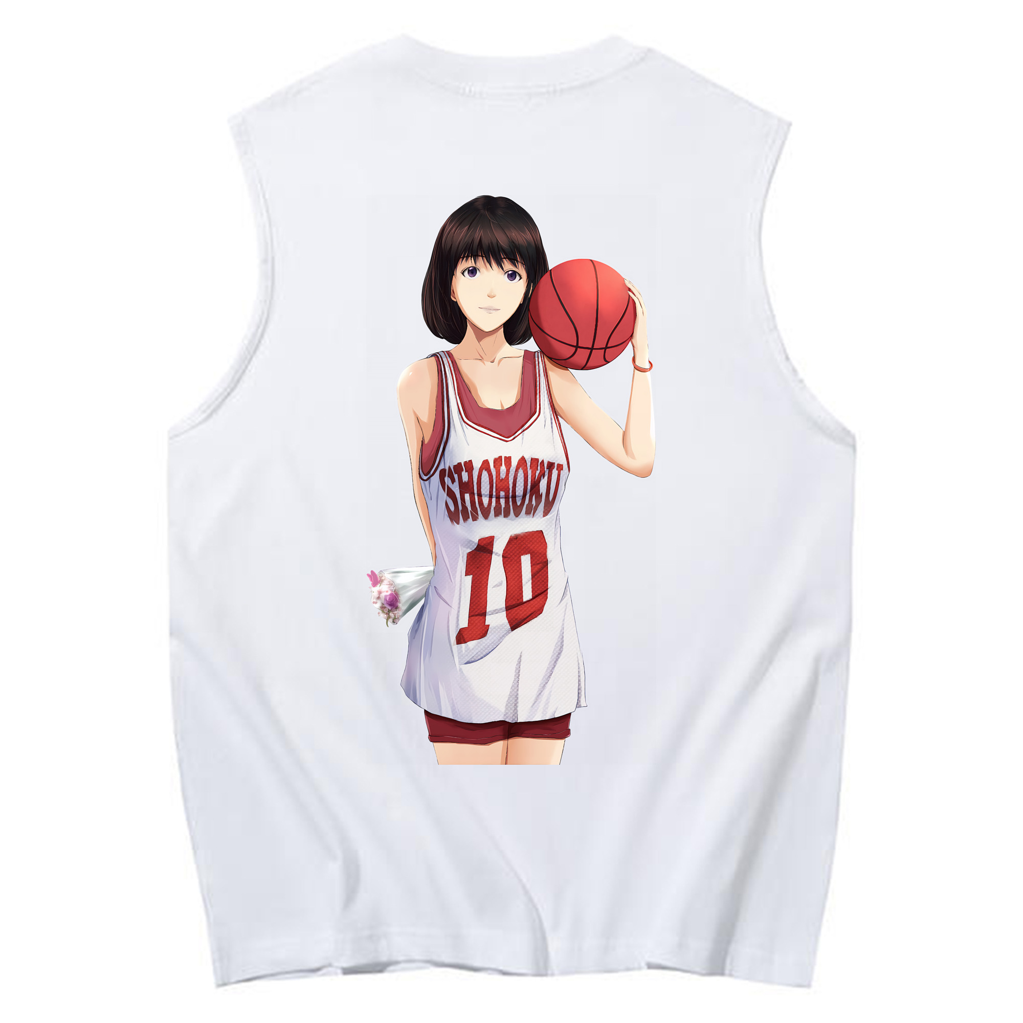 （画像用） SLAM DUNK／スラムダンク コットン100％タンクトップ（背面プリント）