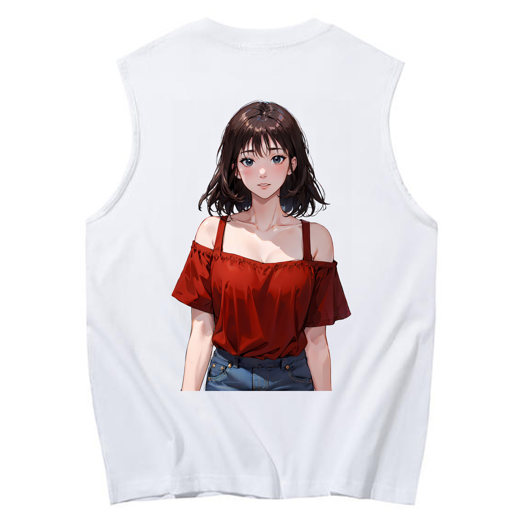 （画像用） SLAM DUNK／スラムダンク コットン100％タンクトップ（背面プリント）