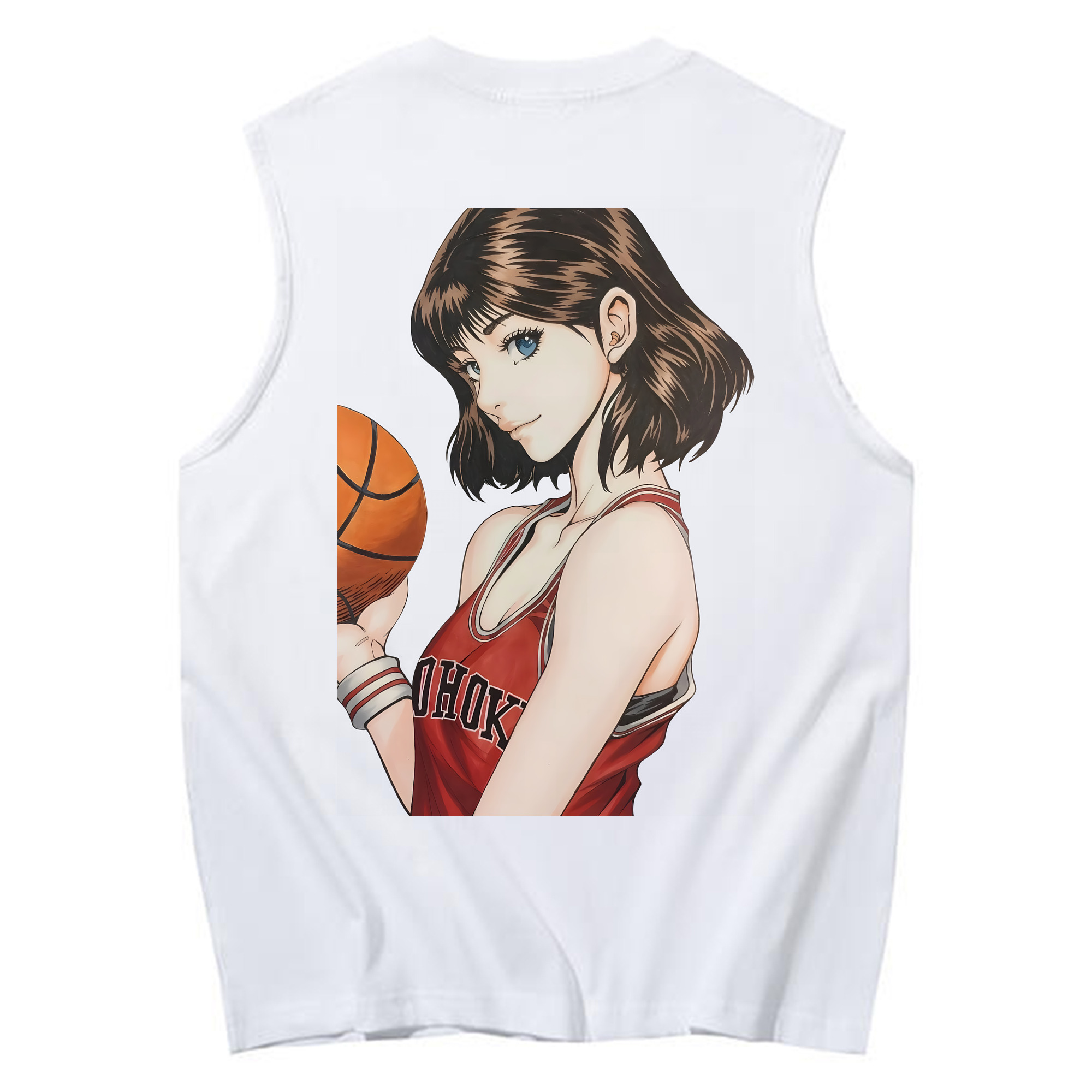 （画像用） SLAM DUNK／スラムダンク コットン100％タンクトップ（背面プリント）