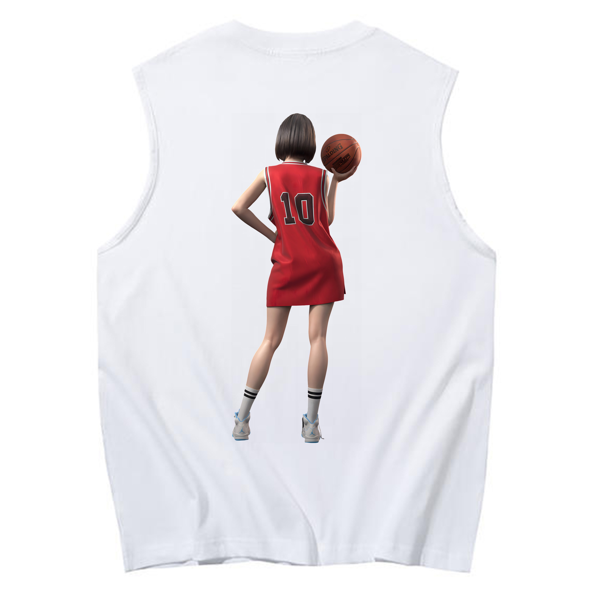 （画像用） SLAM DUNK／スラムダンク コットン100％タンクトップ（背面プリント）