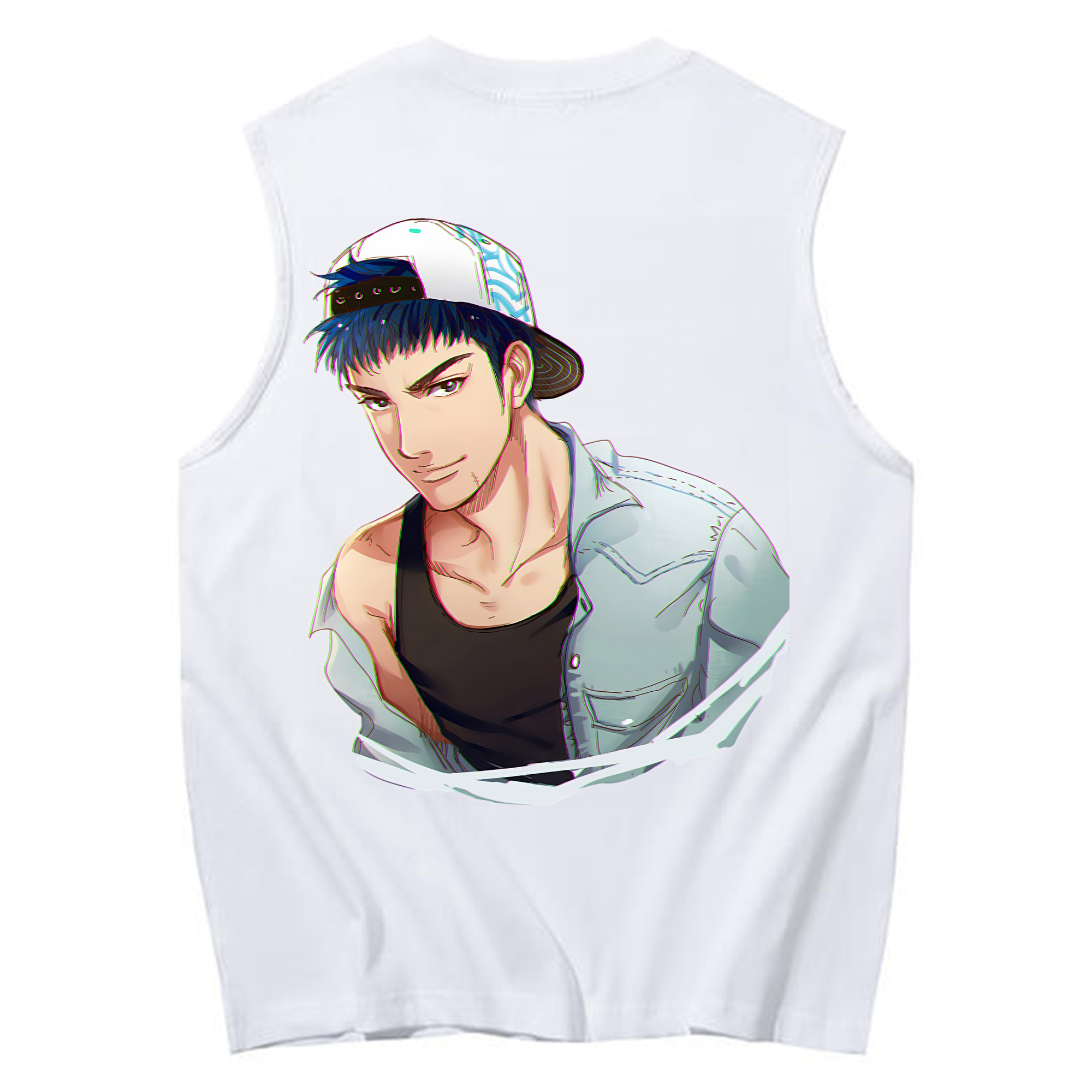（画像用） SLAM DUNK／スラムダンク コットン100％タンクトップ（背面プリント）