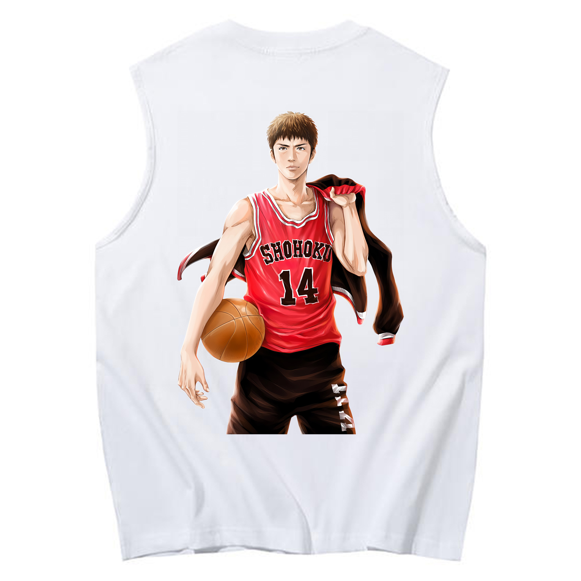 （画像用） SLAM DUNK／スラムダンク コットン100％タンクトップ（背面プリント）
